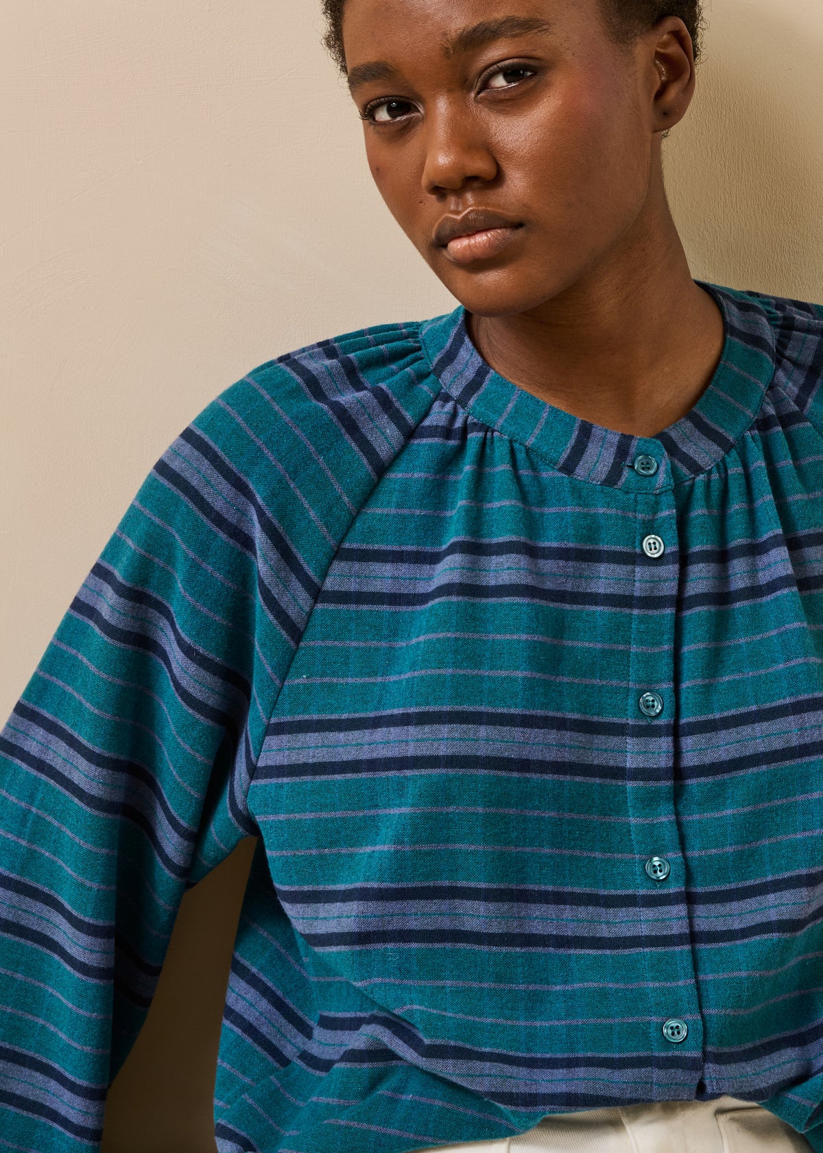Chemise bleu pétrole - Galvia