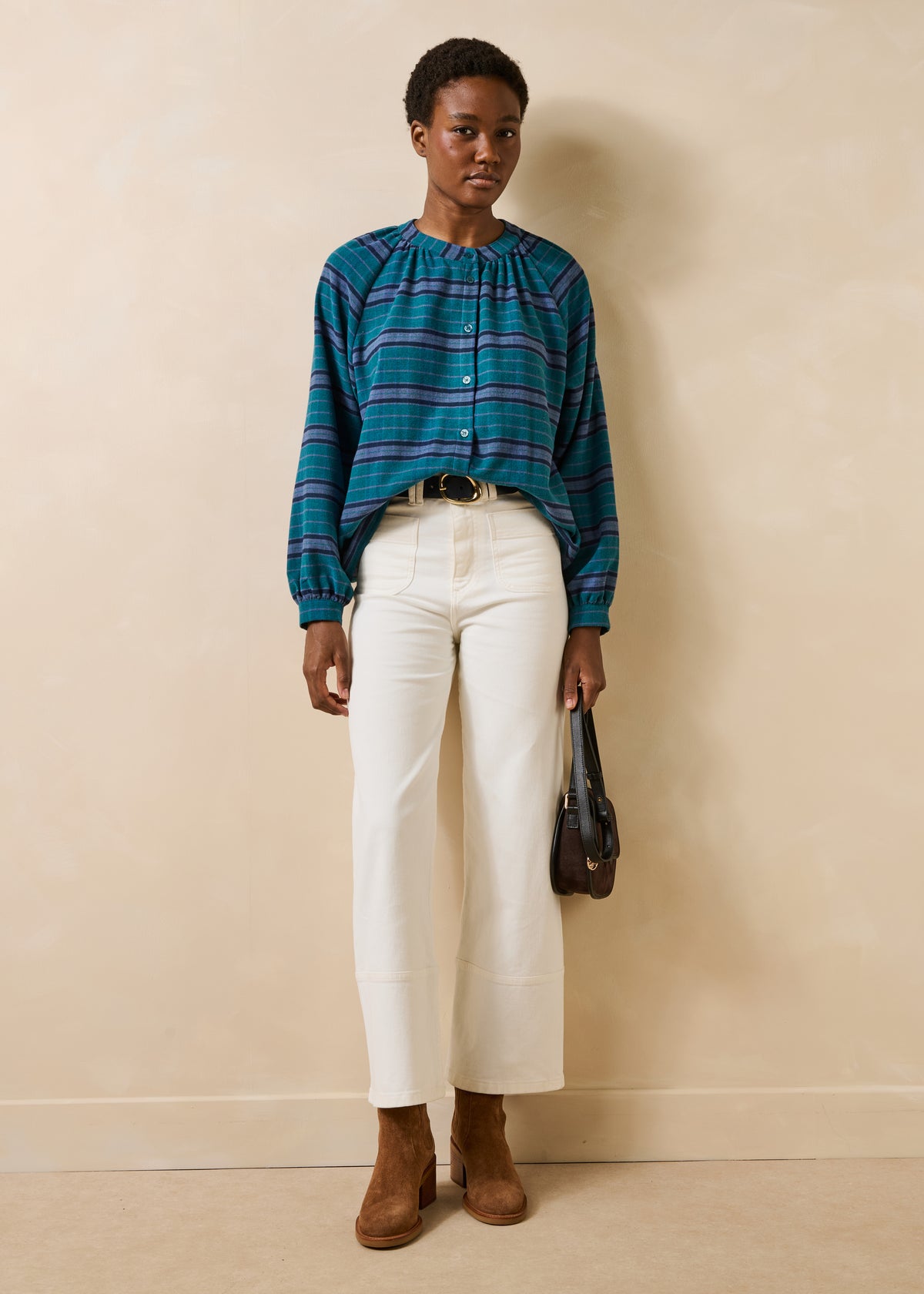 Chemise bleu pétrole - Galvia