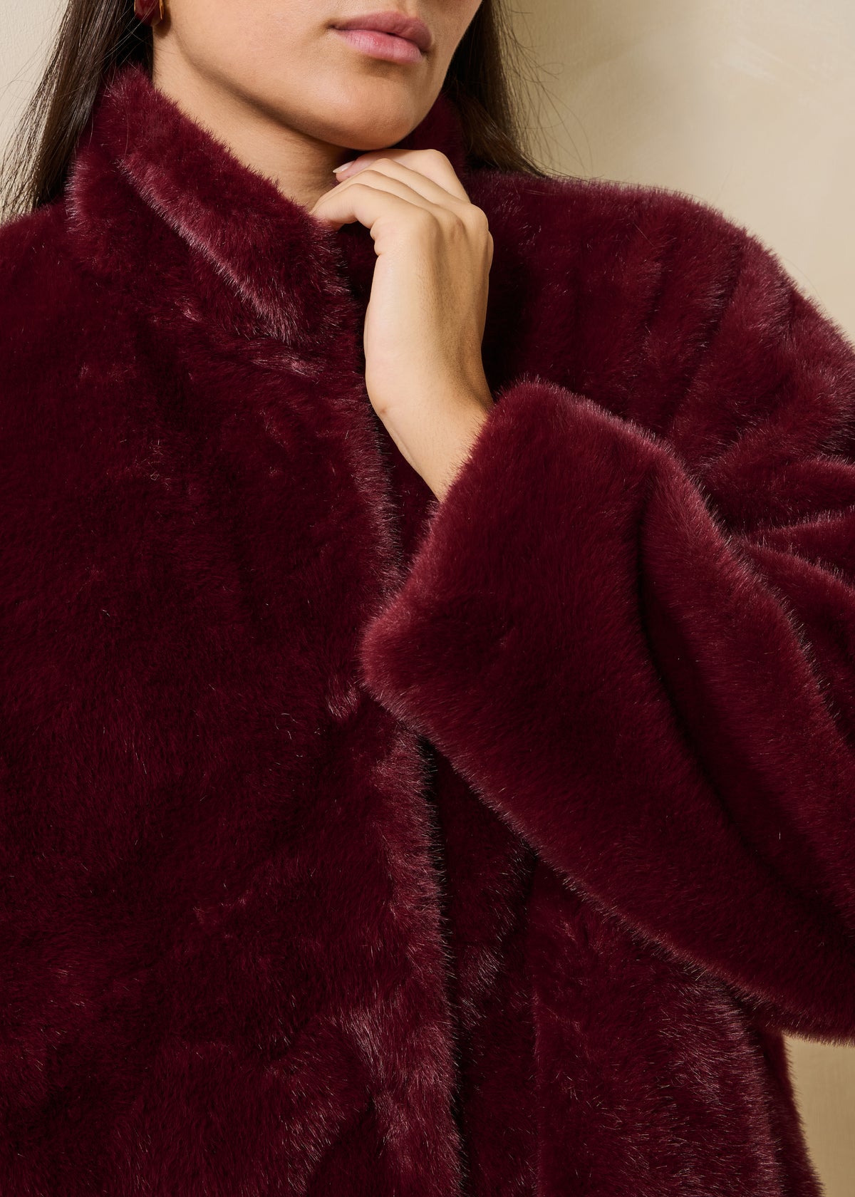 Bomber oversize rosso