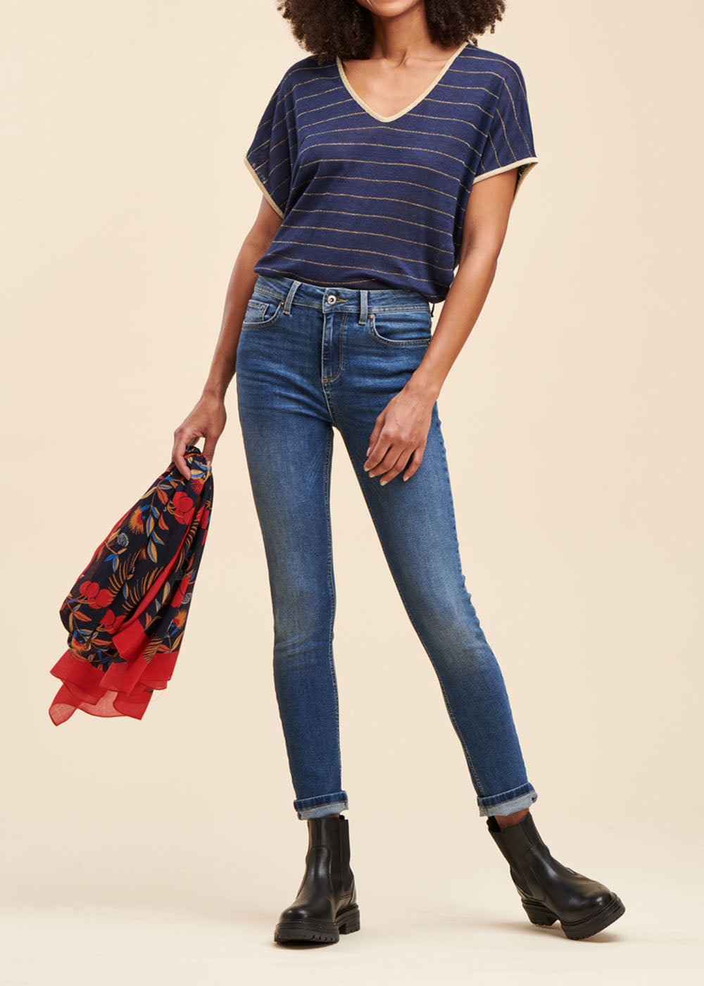 Organic cotton slim-fit jeans