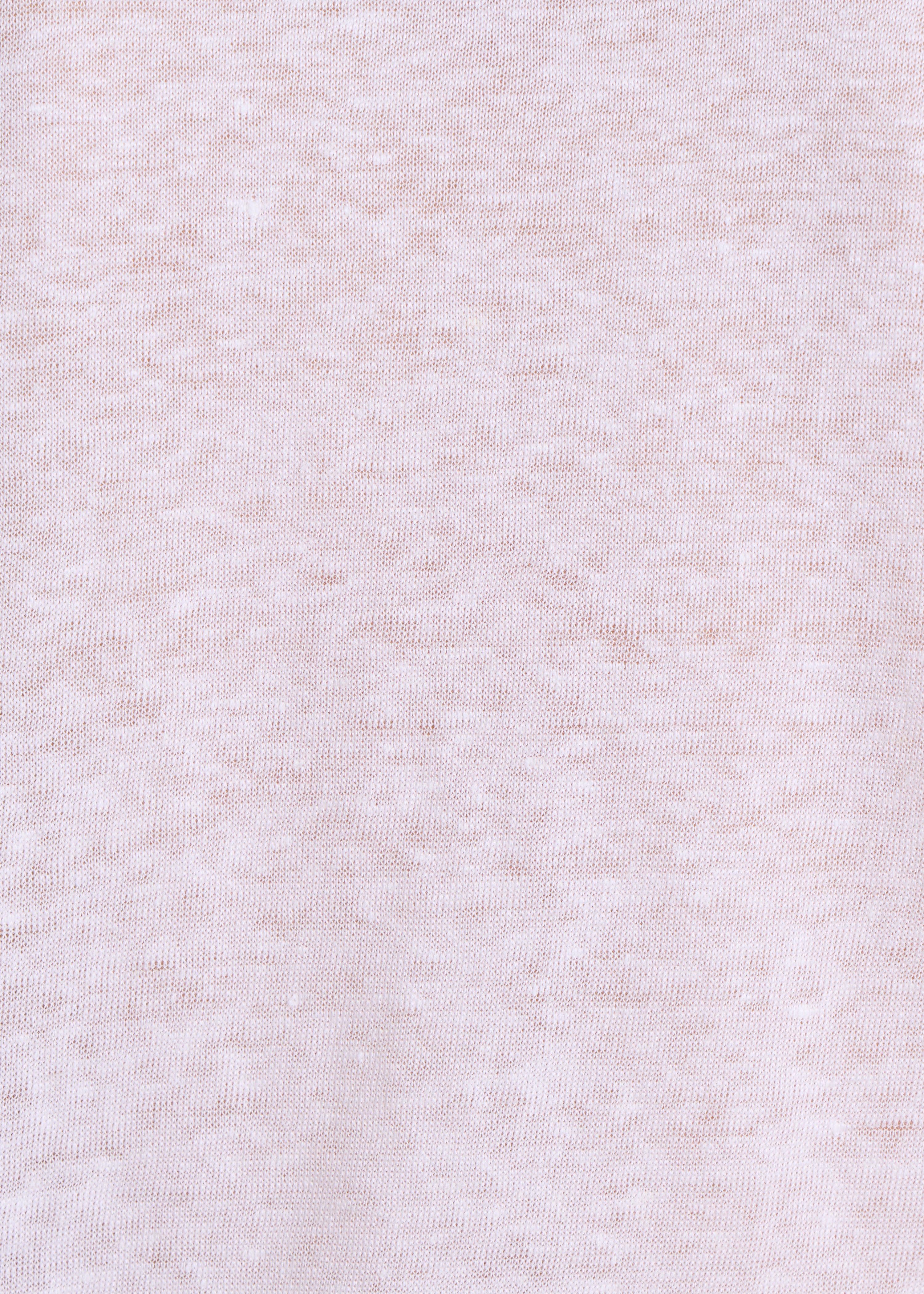 T-shirt blanc en lin manches courtes