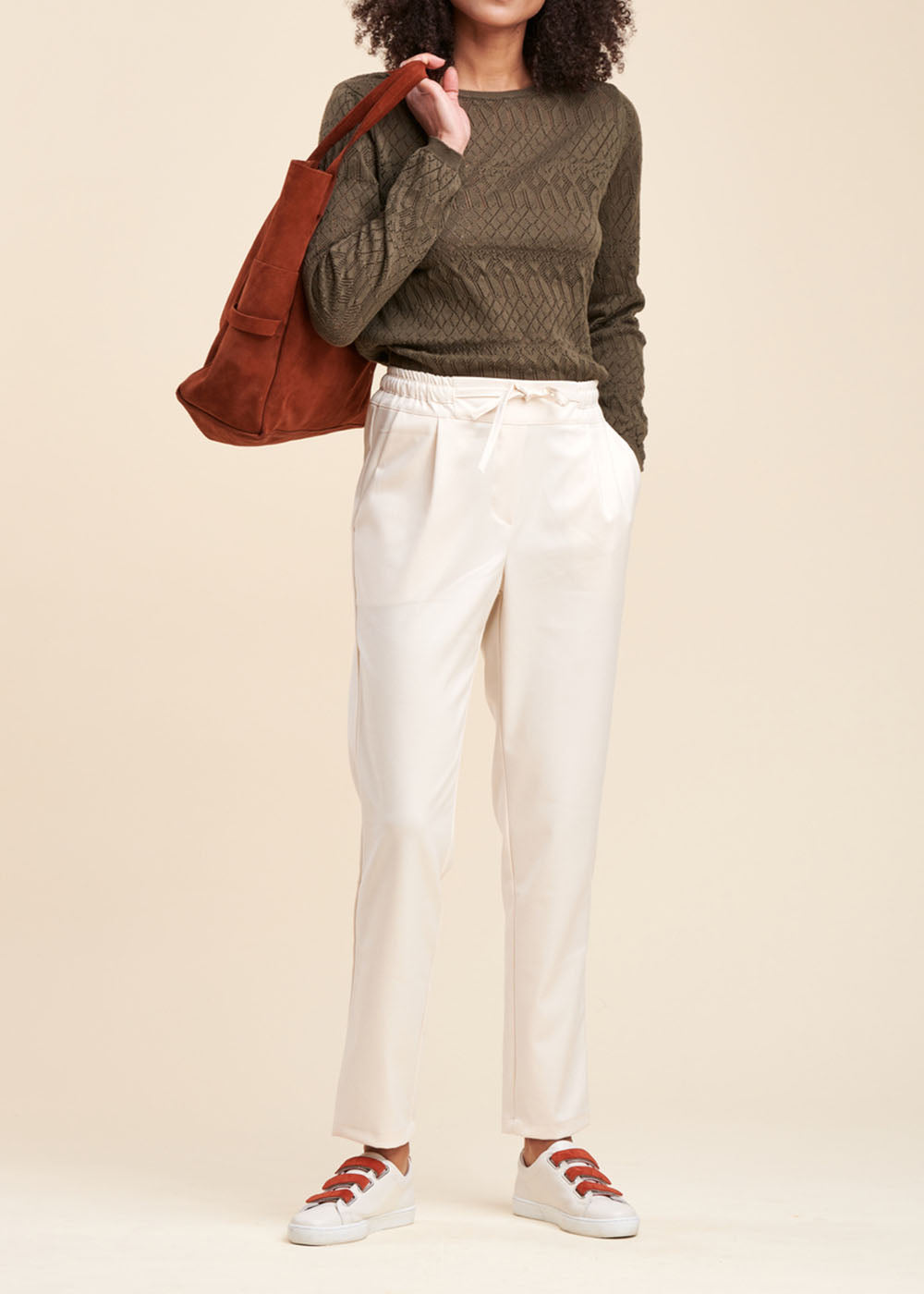 Pantalon coupe carotte
