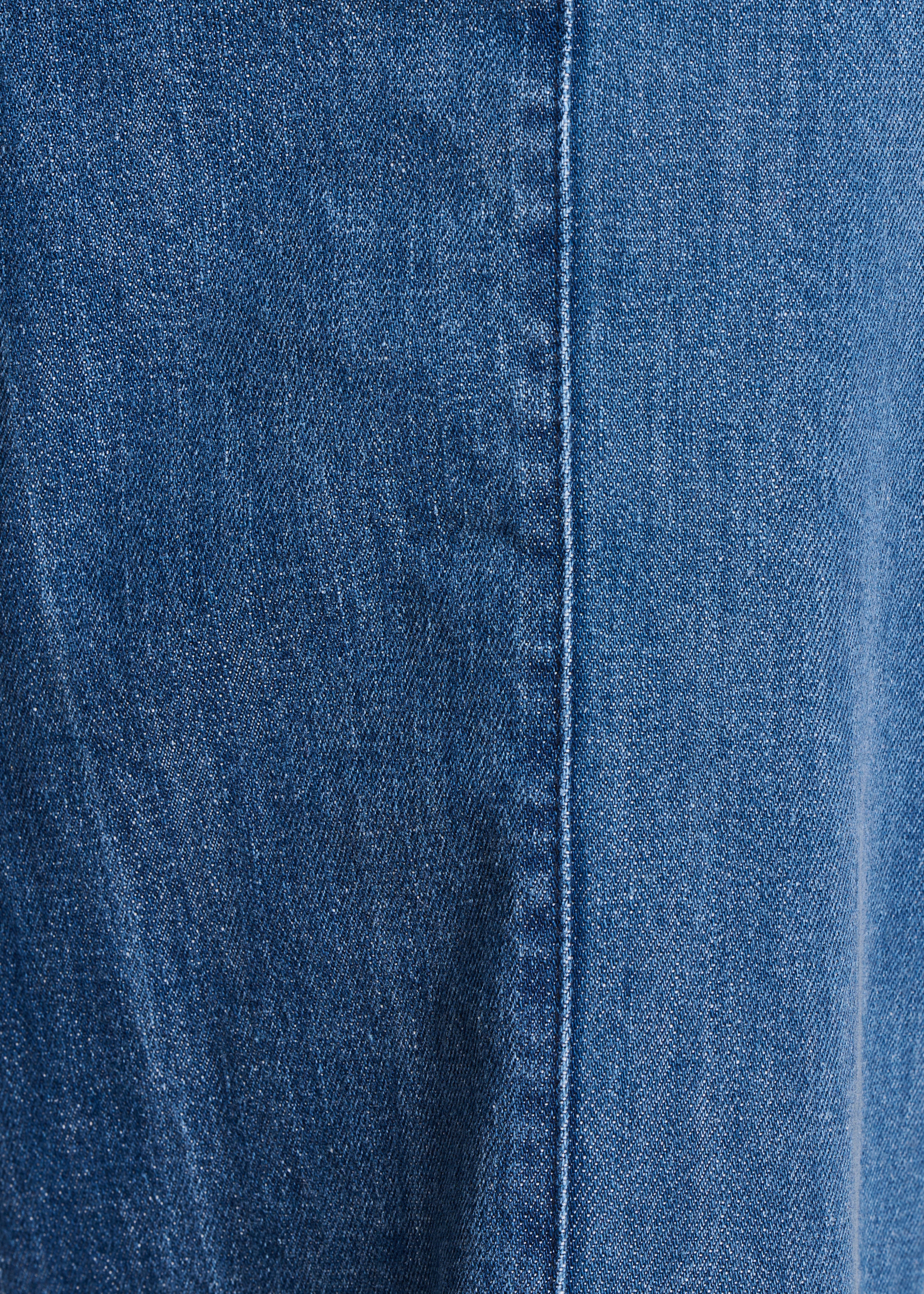 Jean large clair taille haute