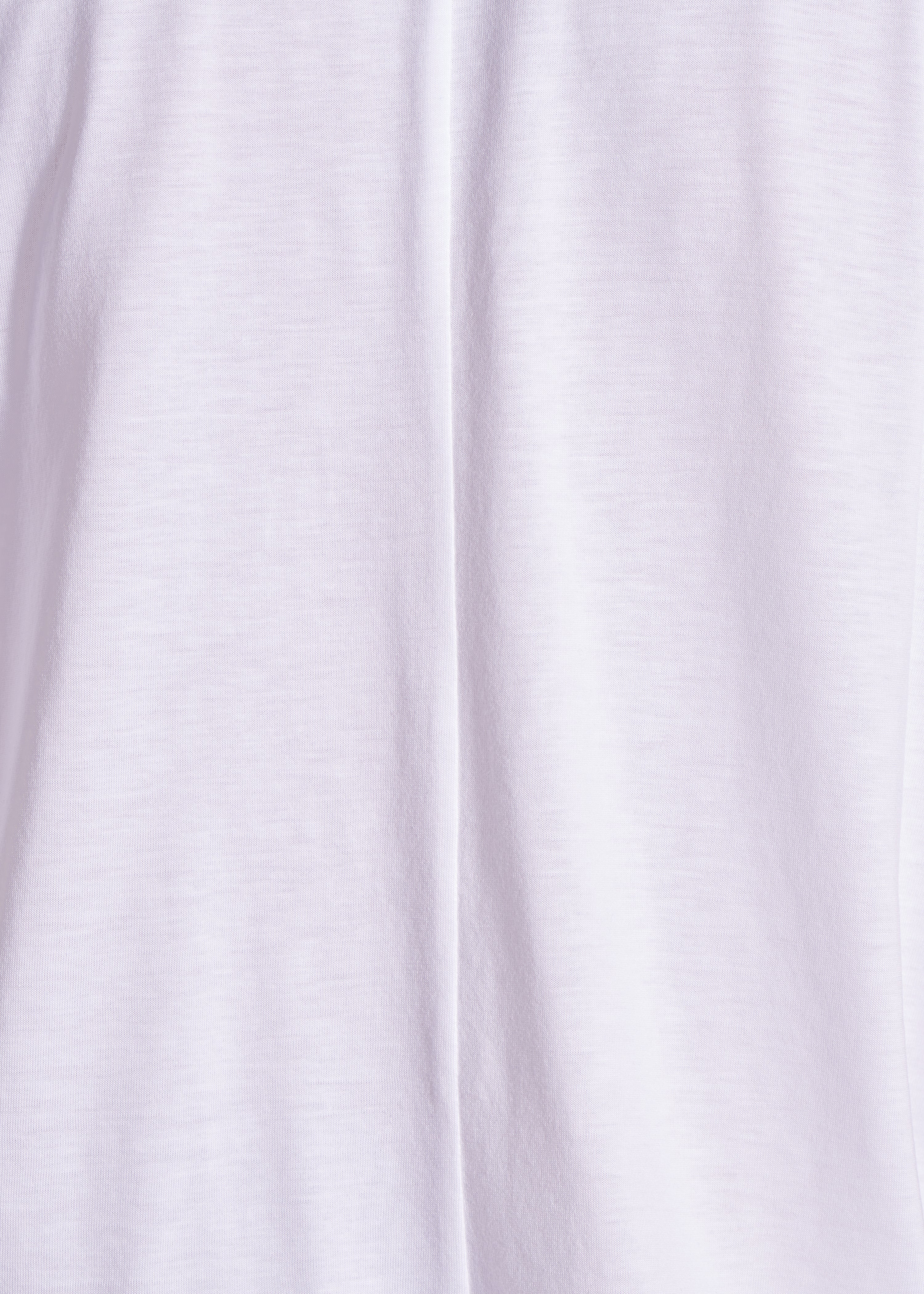T-shirt blousant blanc en lyocell manches courtes