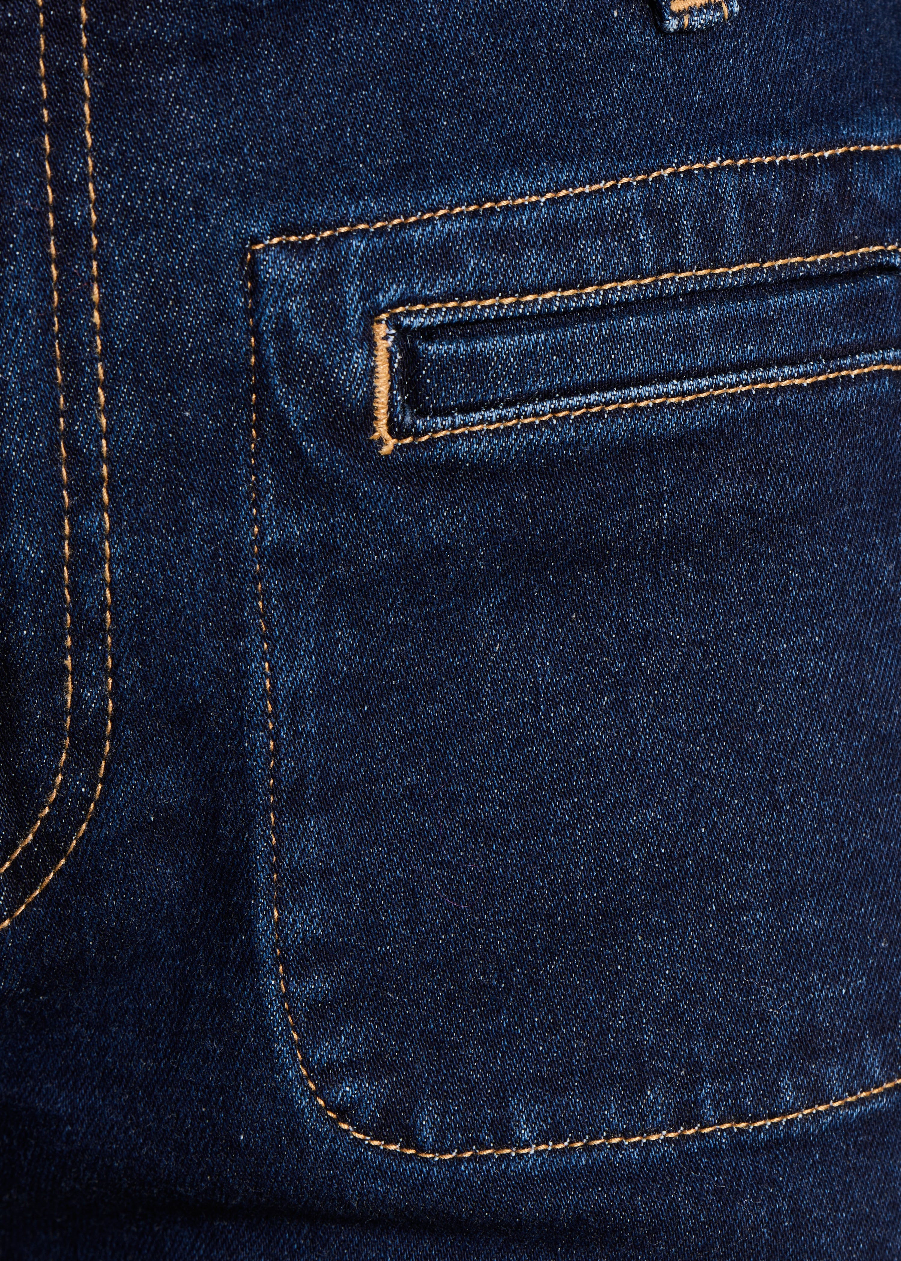 Jean bootcut brut taille haute en coton biologique