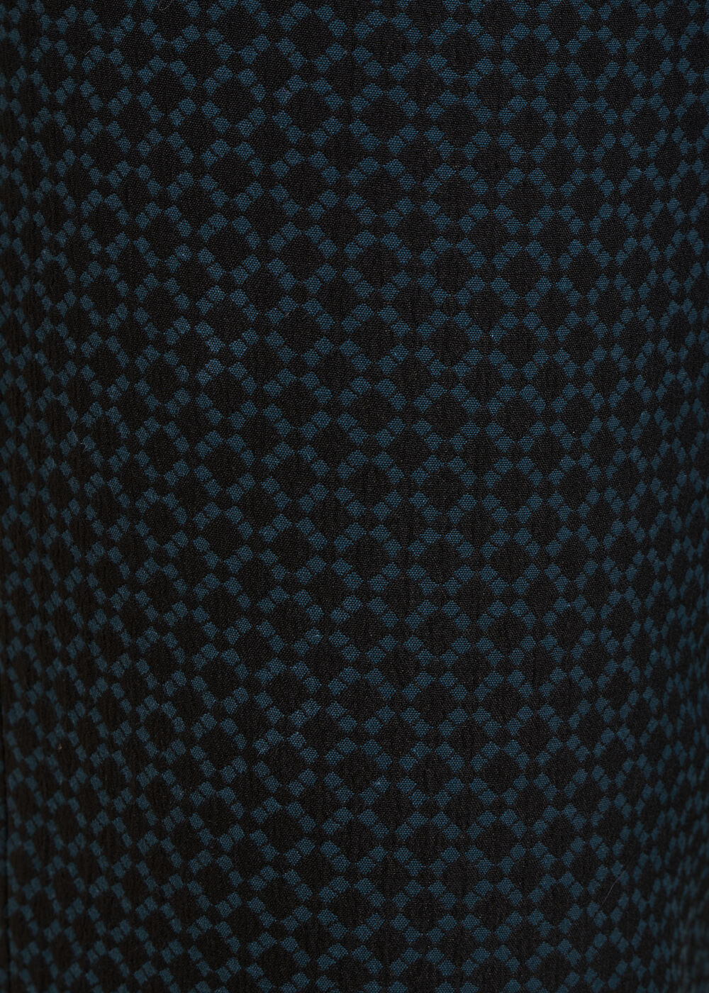 Pantalon cigarette tissu jacquard