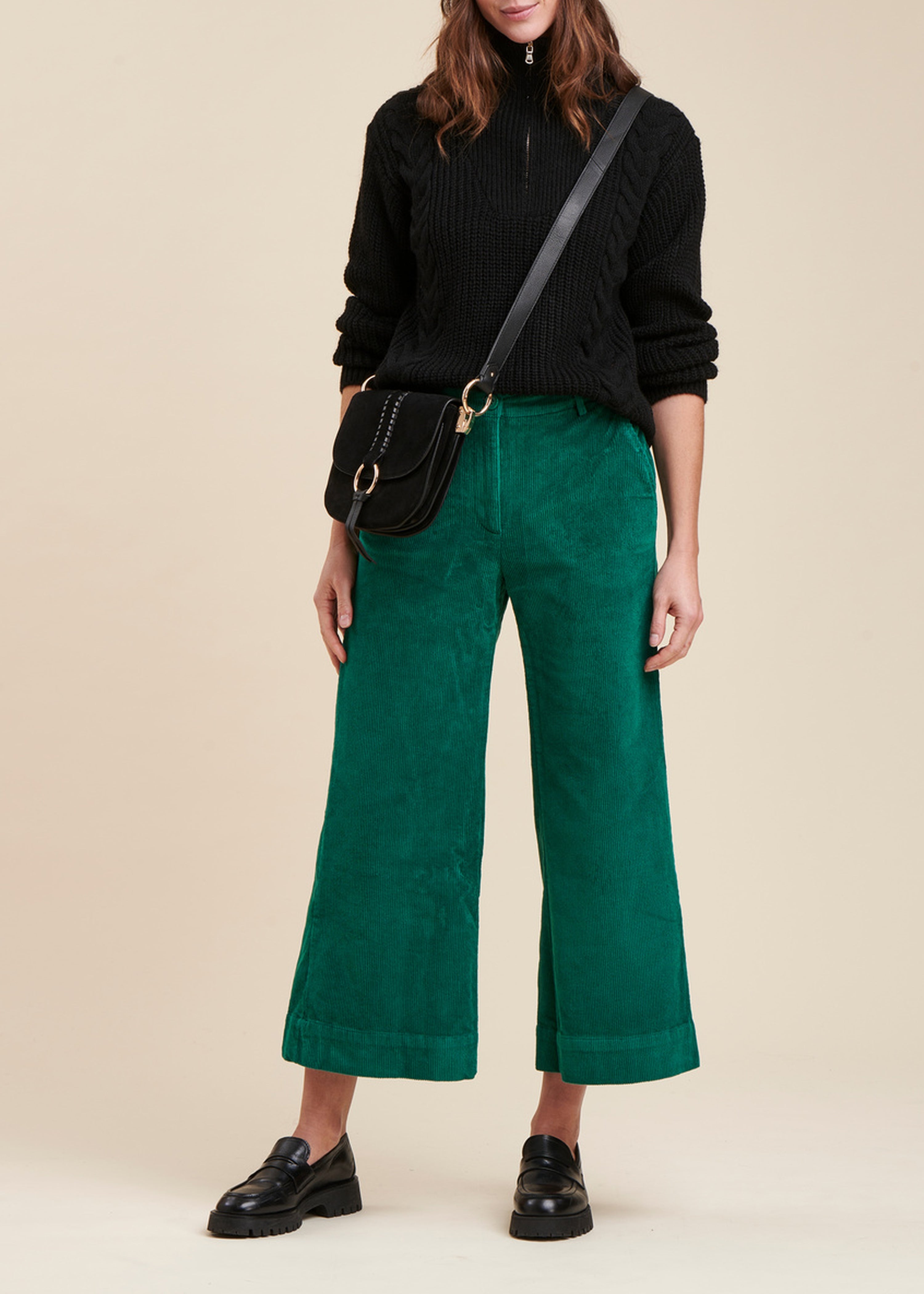 Pantaloni di velluto 7/8