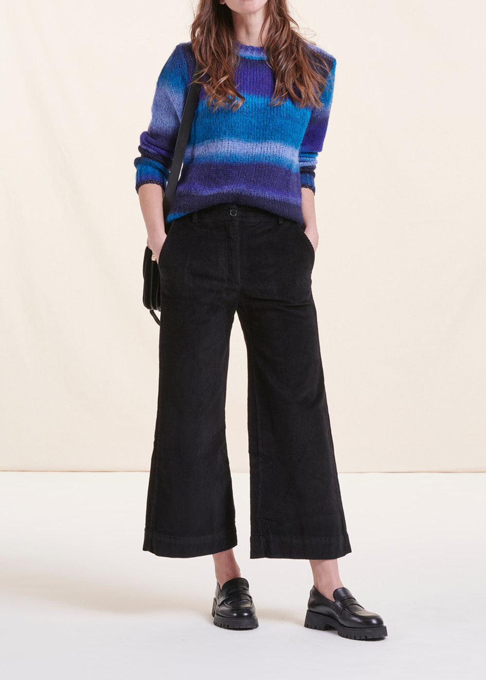 Pantalon 7/8 ème en velours