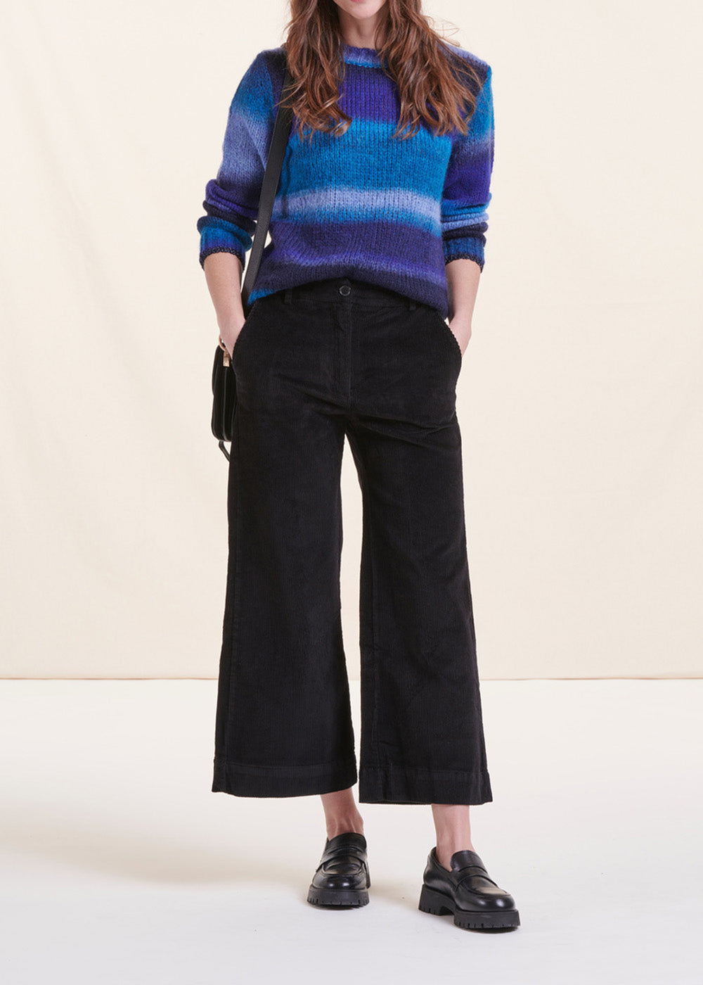 Pantalon 7/8 ème en velours
