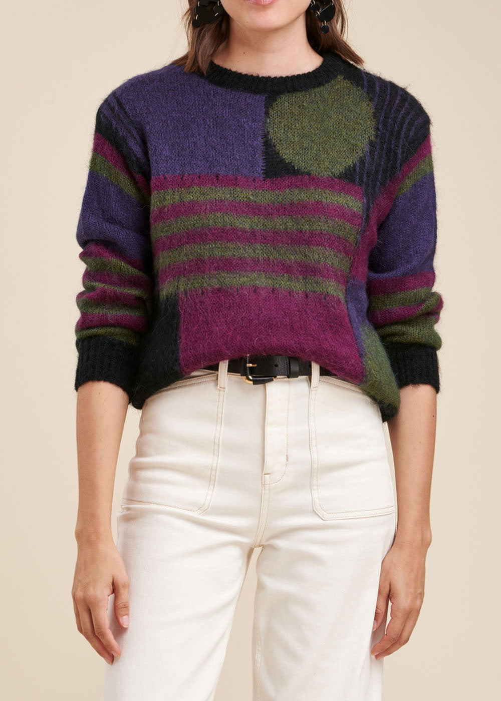 Pull maille jacquard