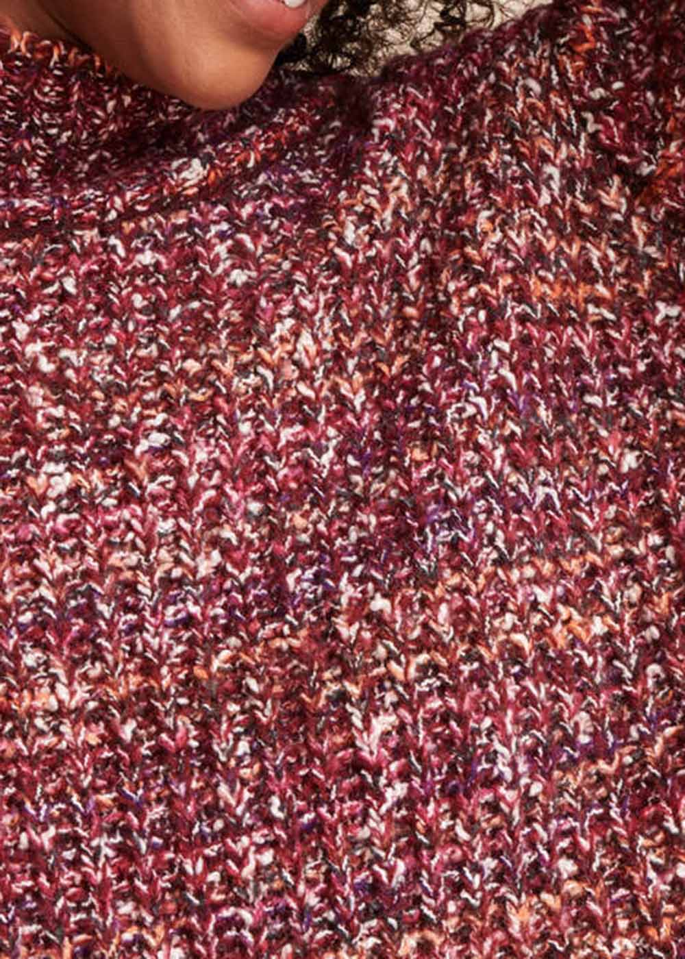 Pullover aus Mouliné-Strick