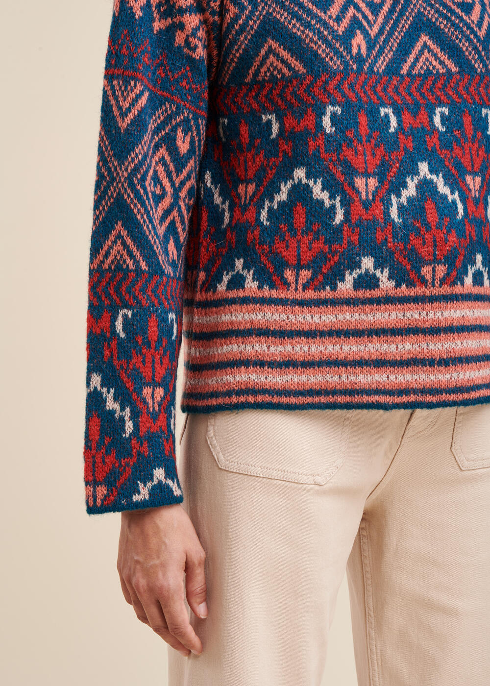 Pull jacquard