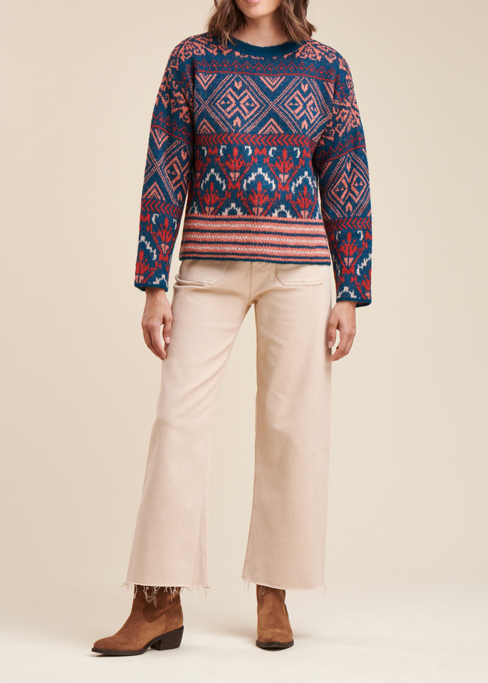Pull jacquard