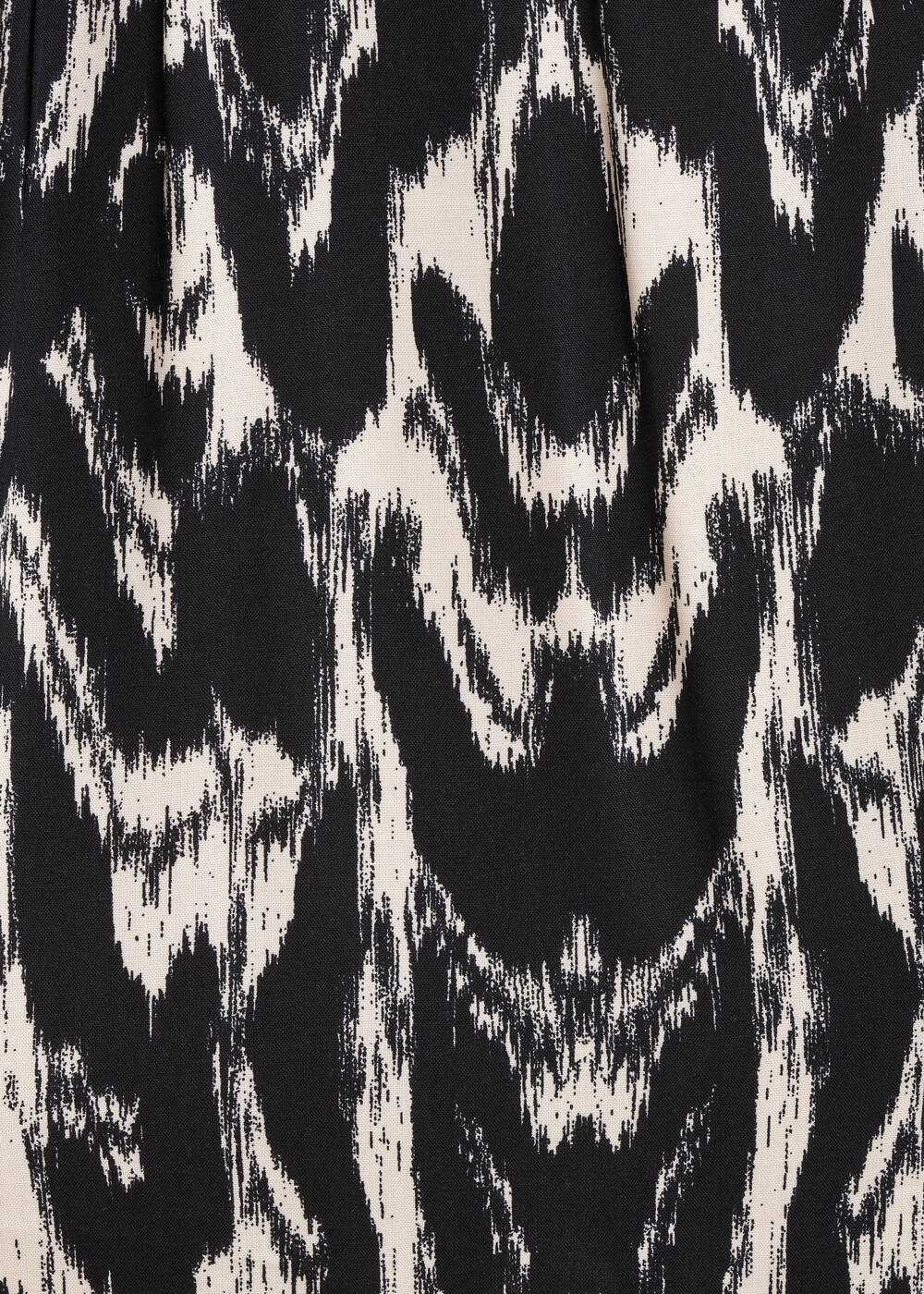 Kurzes Kleid mit Tachoprint aus Ecovero Viskose