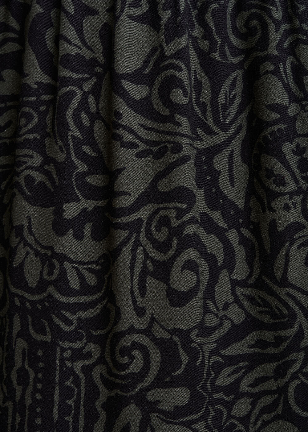 Robe longue à imprimé bicolore