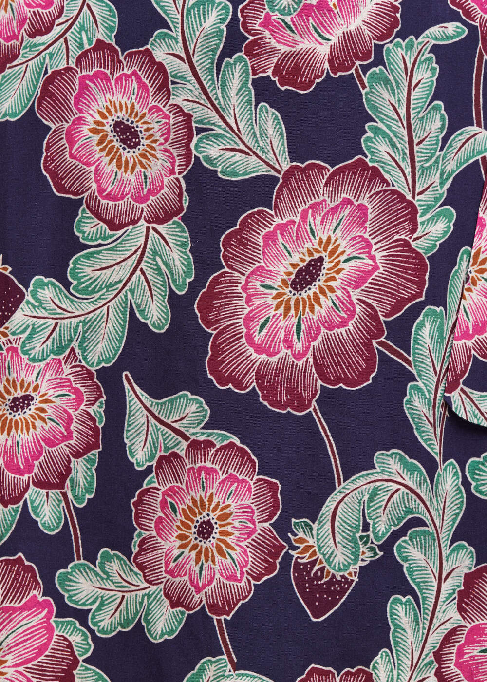 Robe portefeuille courte à imprimé fleuri