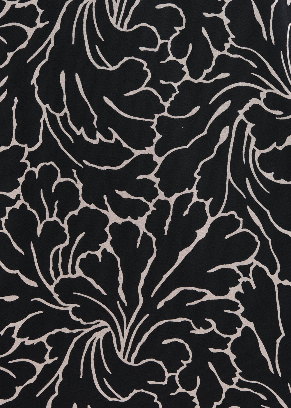 Kurzes Kleid aus recyceltem Polyestervoile mit Blumenmuster