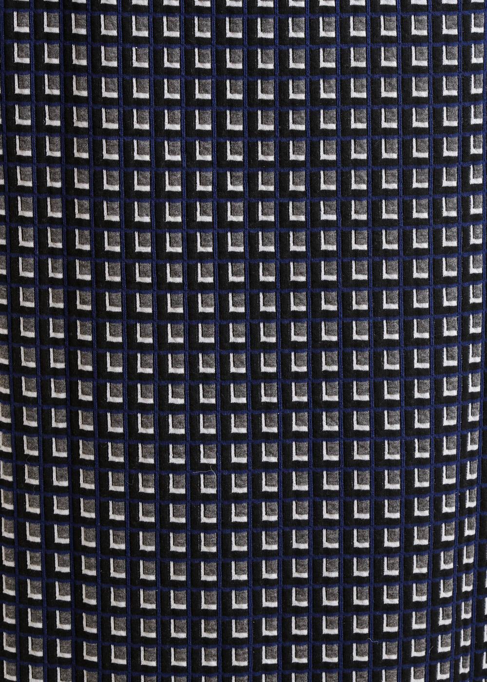 Jersey-Kleid mit geometrischem Muster