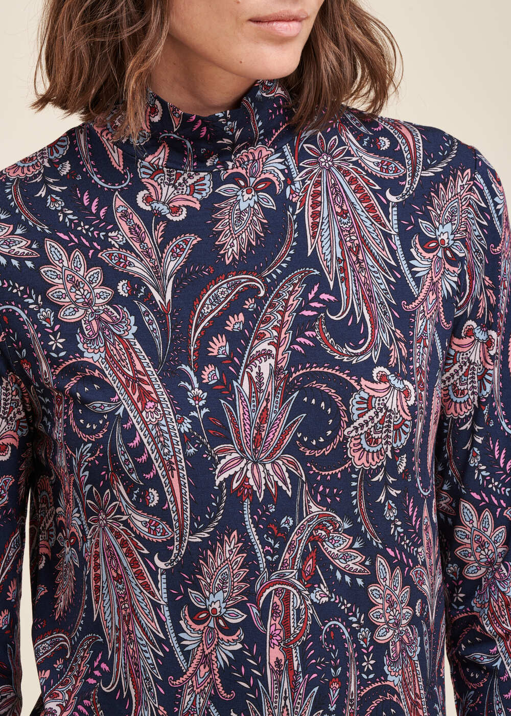 Tee-shirt en jersey à imprimé floral en viscose Ecovero