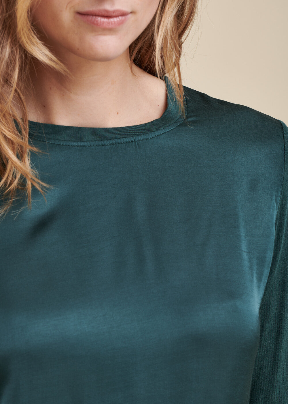 Tee-shirt bi-matière