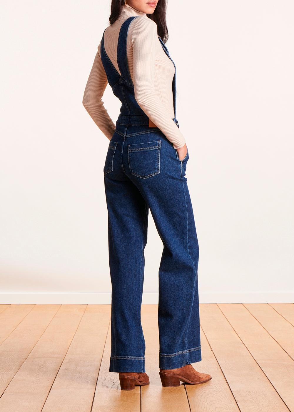 Jeanslatzhose aus biologischer Baumwolle