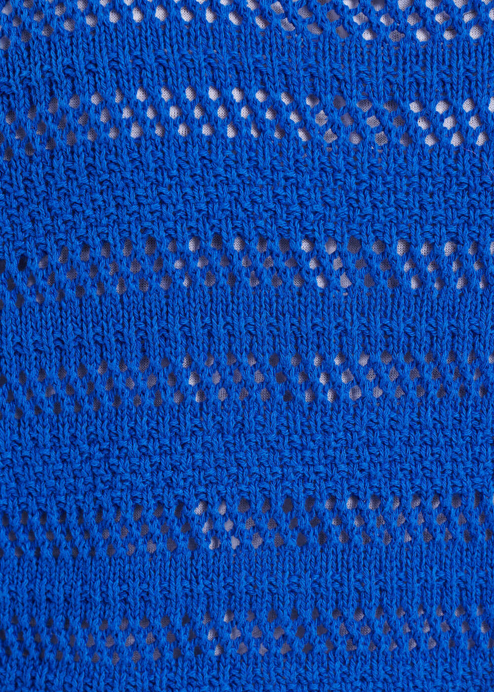 Königsblaue Weste mit langen Ärmeln