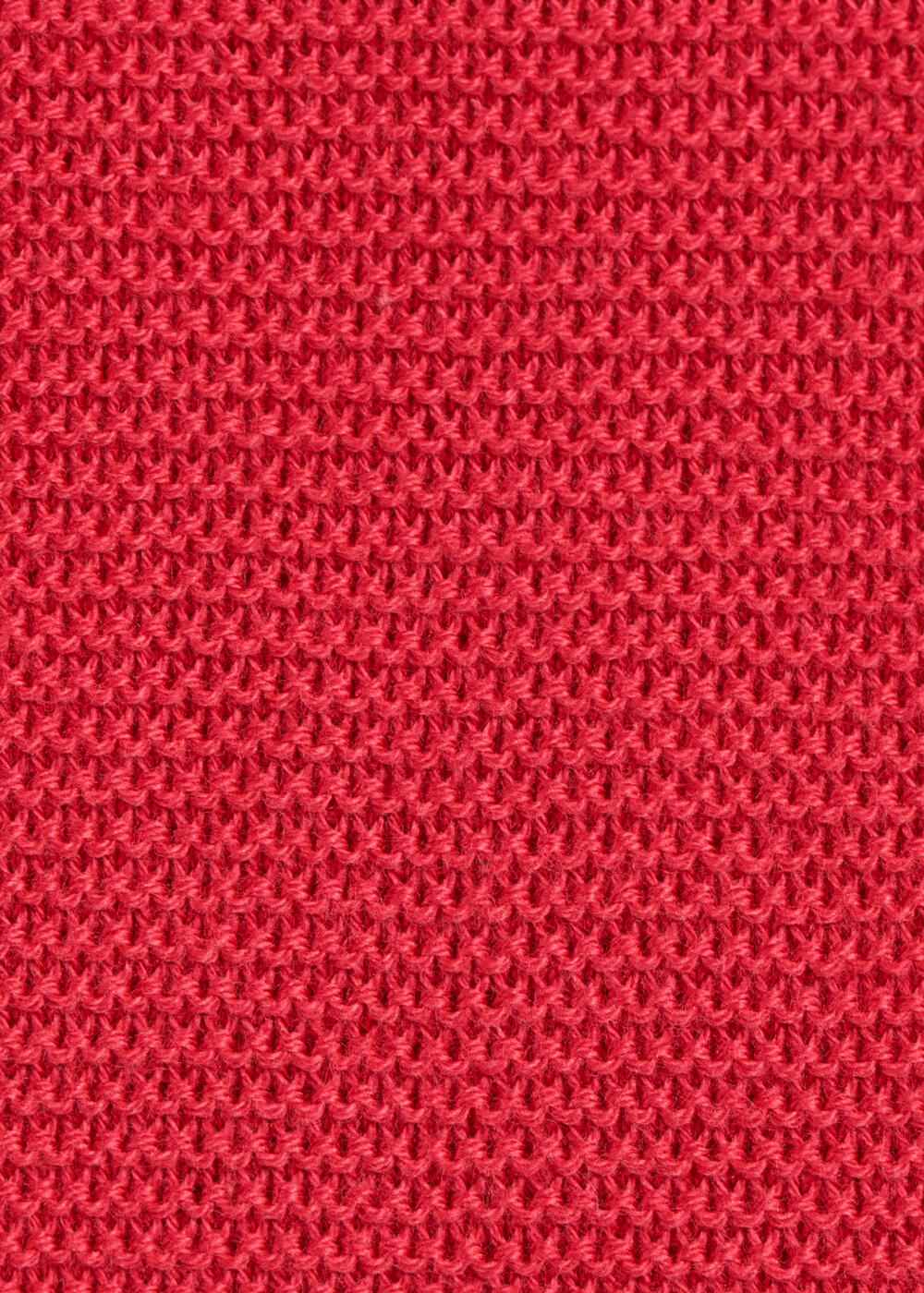 Suéter vermelho de manga curta com decote em V