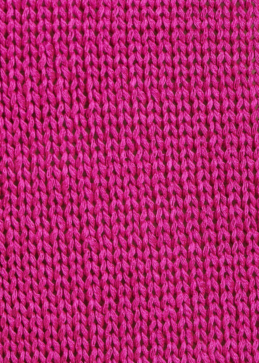 Pullover rosa fuchsia mit kurzen Ärmeln und rundem Halsausschnitt