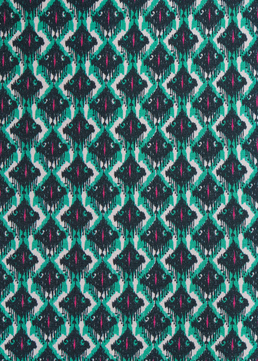 Vestido maxi verde com drapeado estampado