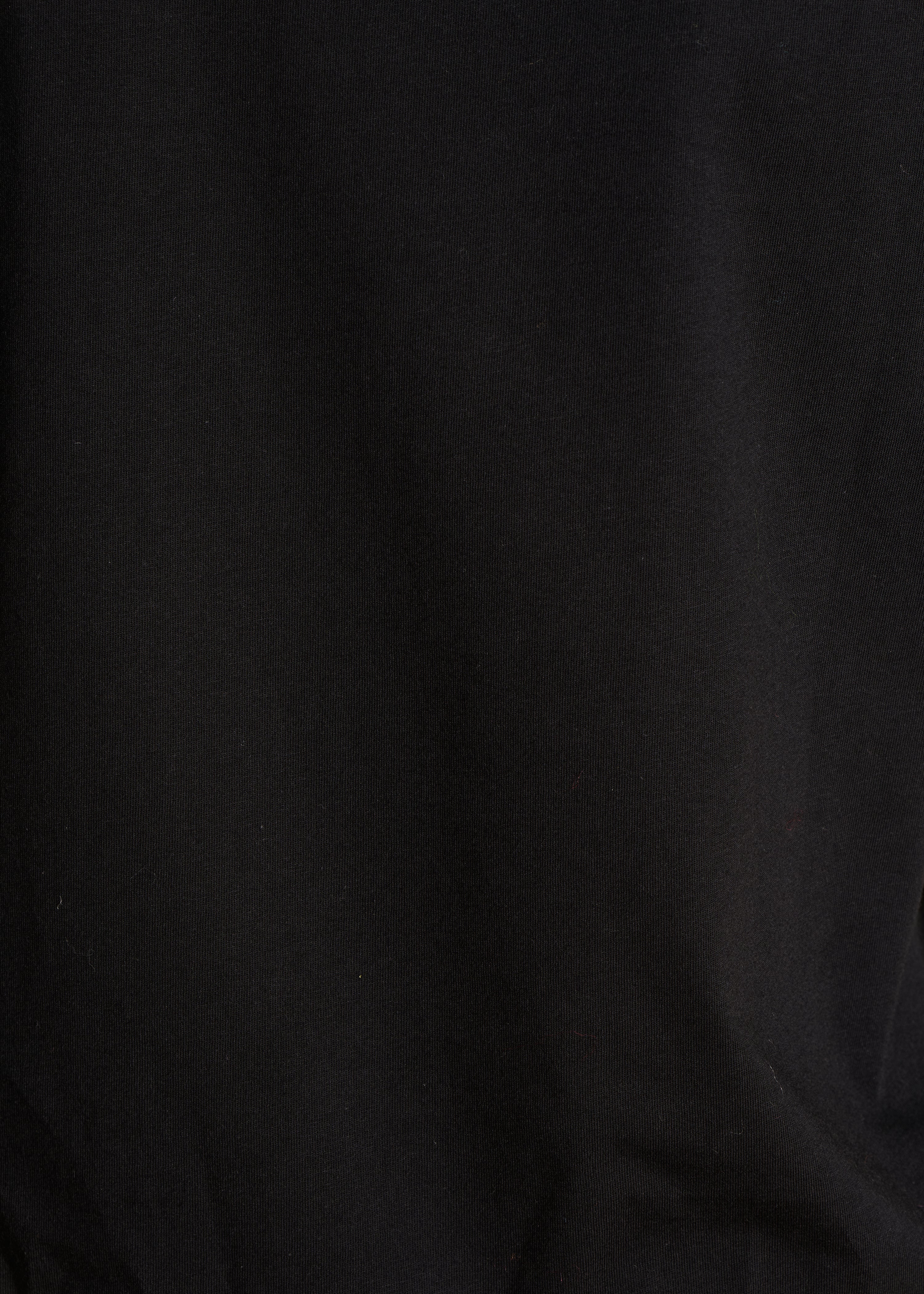 Black organic cotton short sleeve T-shirt