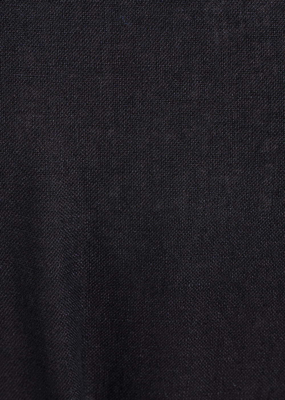 Schwarze Schneiderjacke aus Leinen