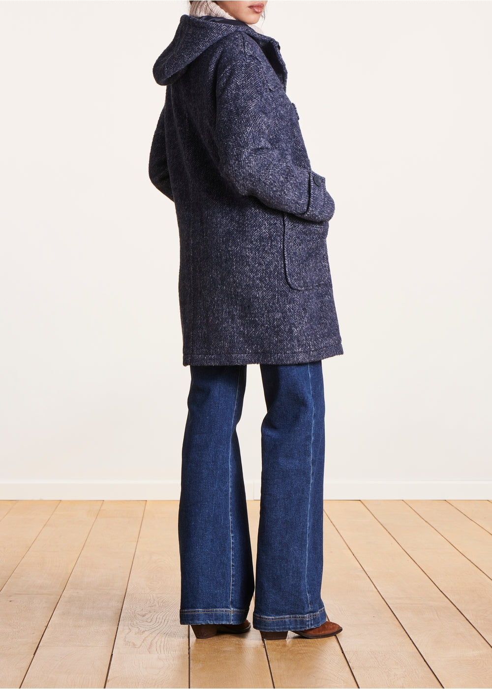 Montgomery in lana blu navy