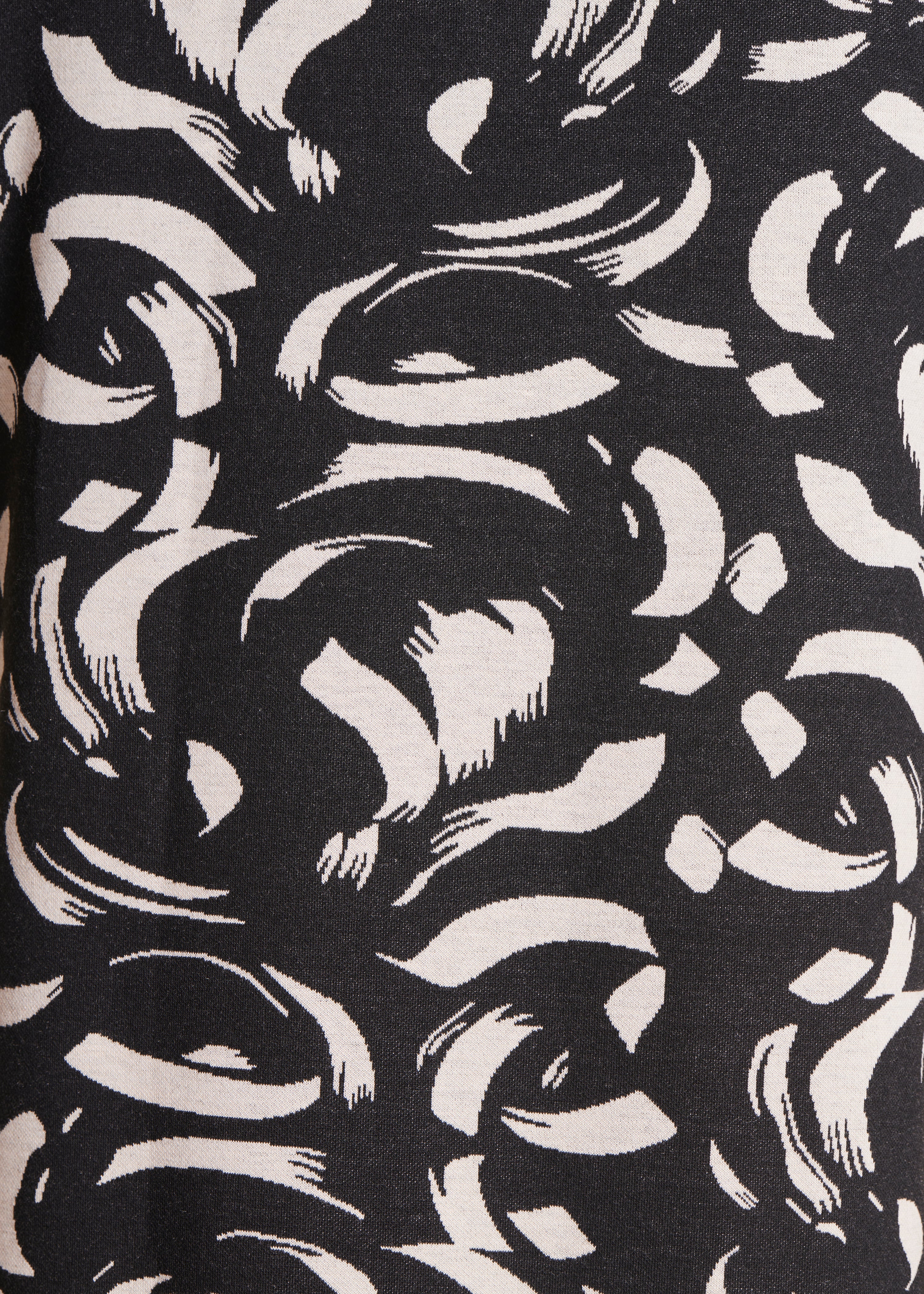 Kurzes Kleid mit weiß Druck