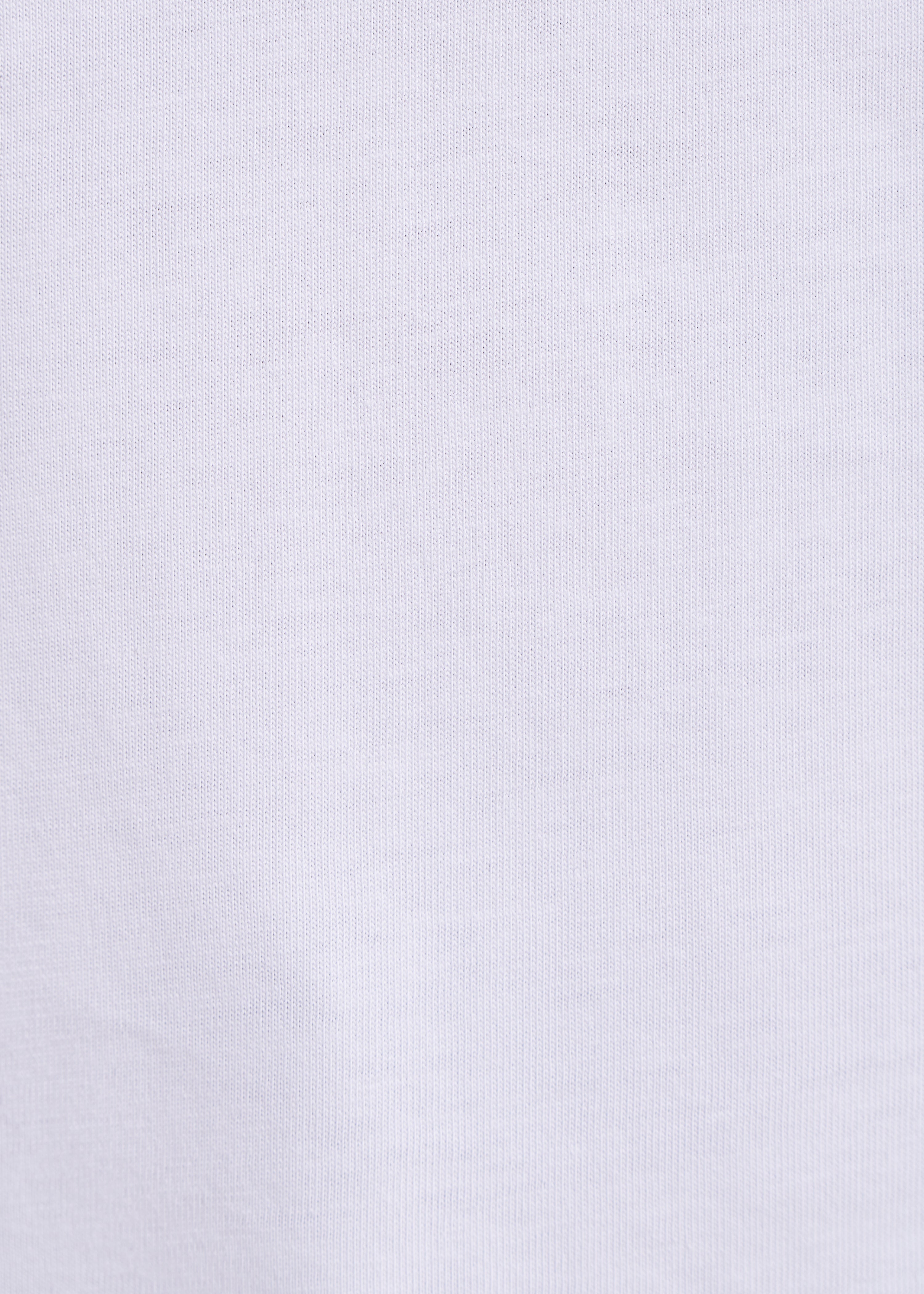 weiß kurzärmeliges T-Shirt aus Baumwolle mit Schriftzug