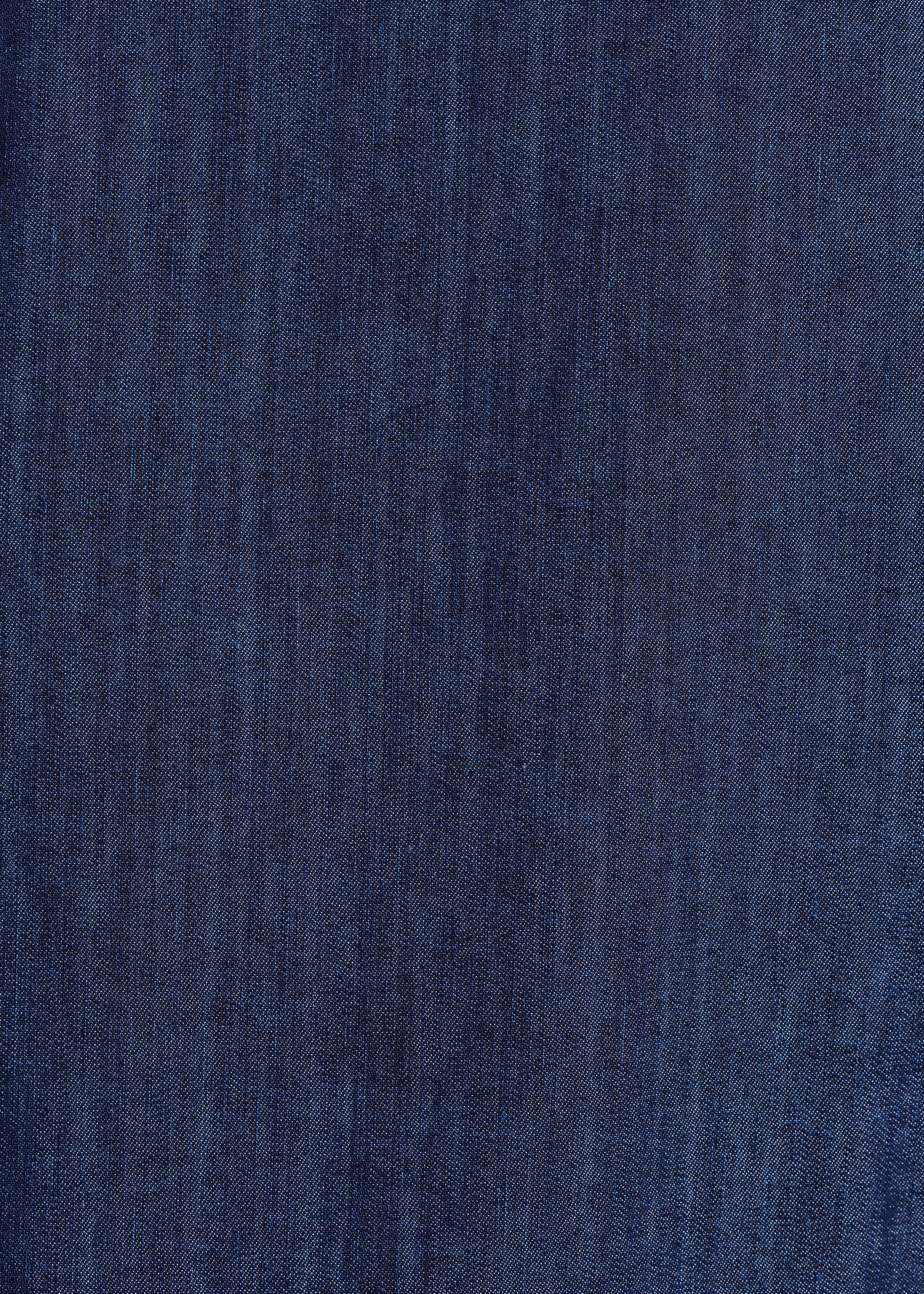 Kort raw denim overhemd