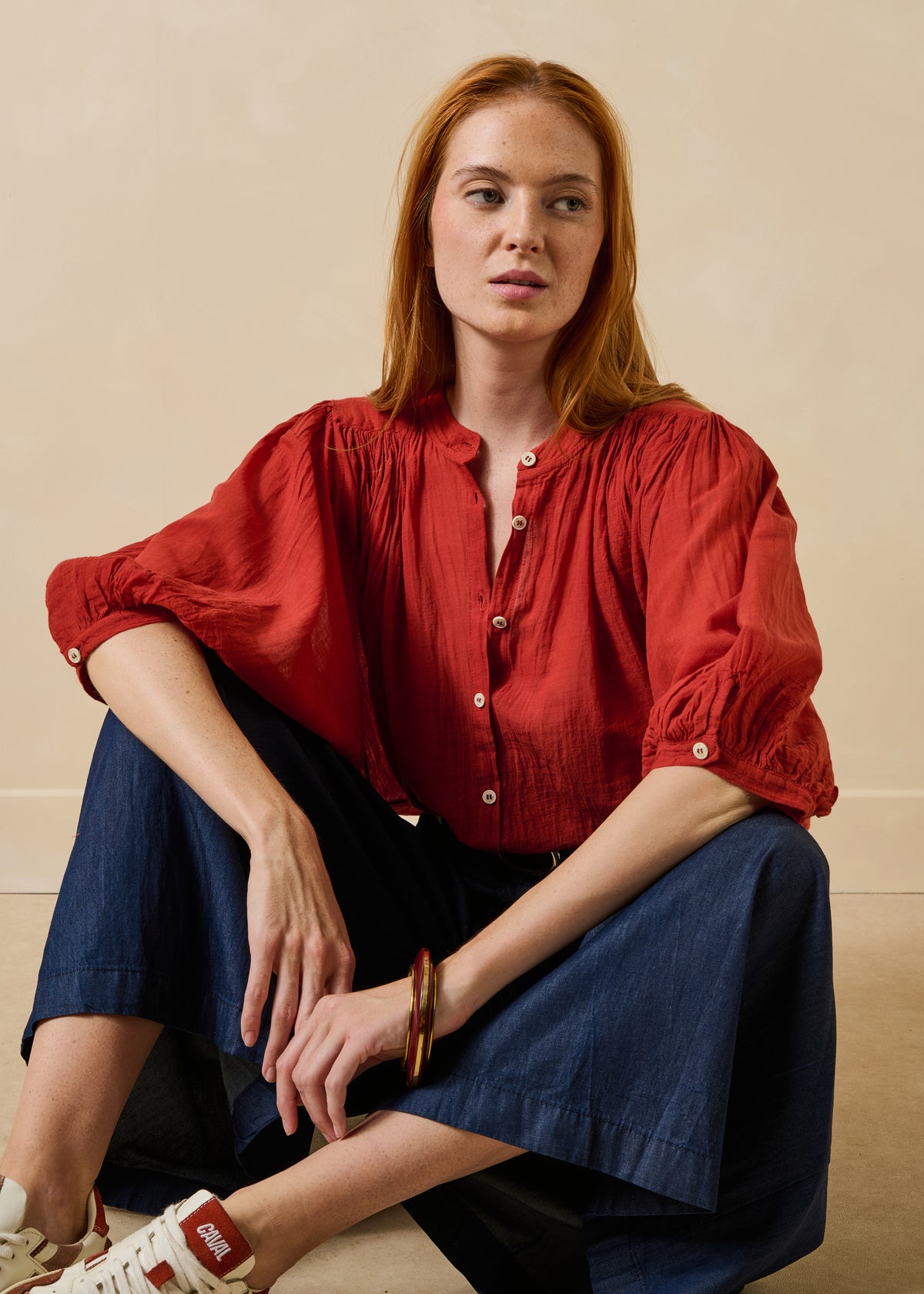 Chemise rouge - Douwina