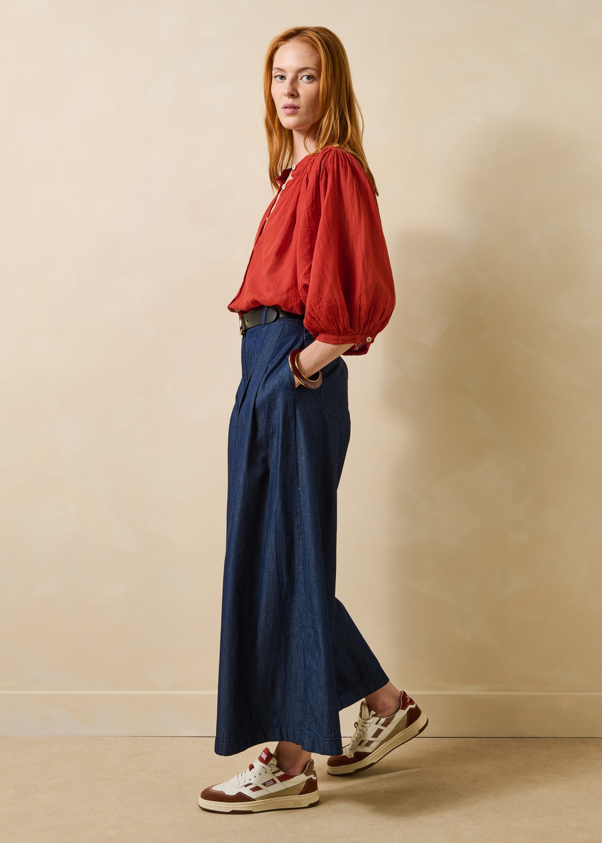 Chemise rouge - Douwina