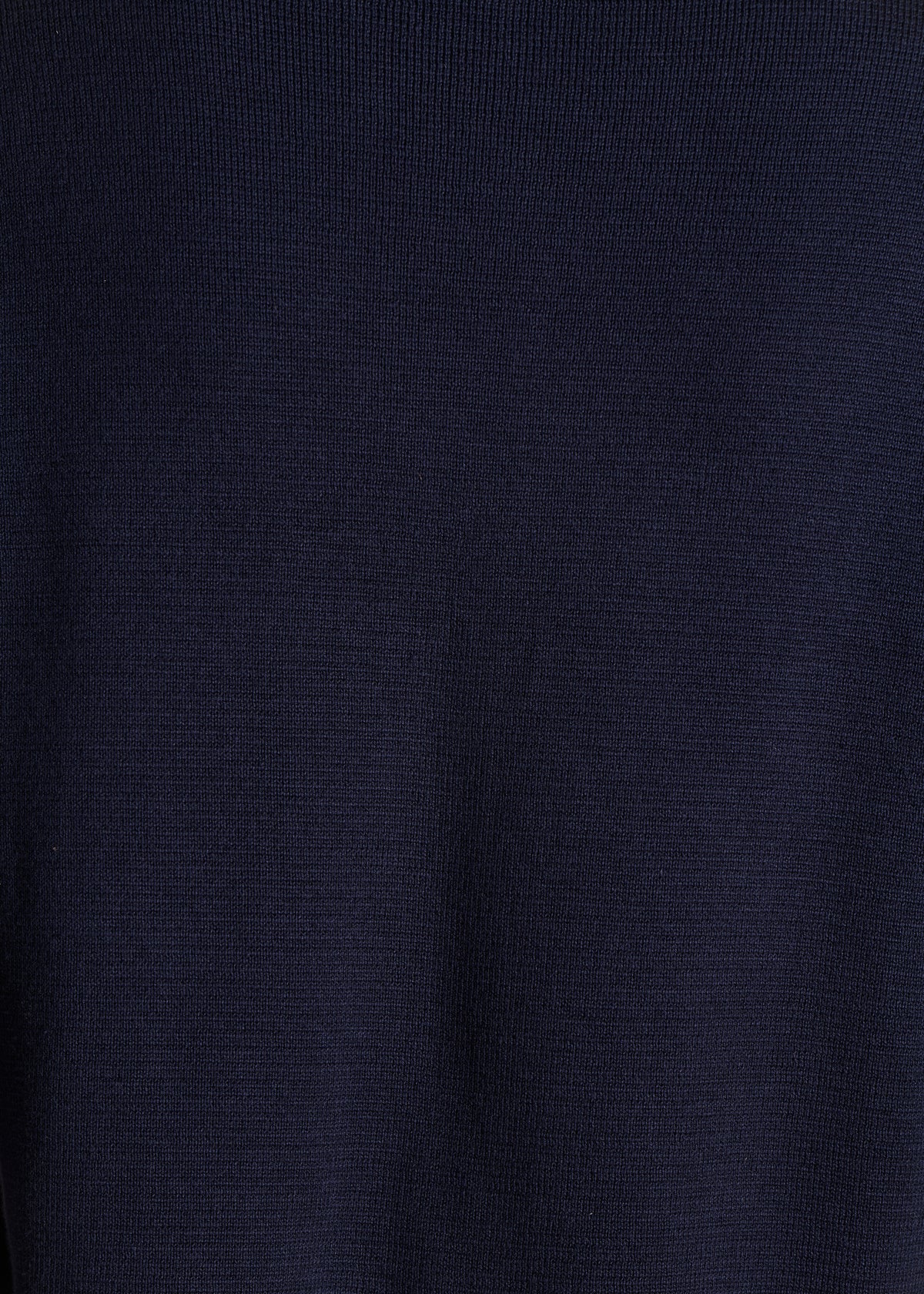 Gilet court zippé bleu foncé en coton biologique