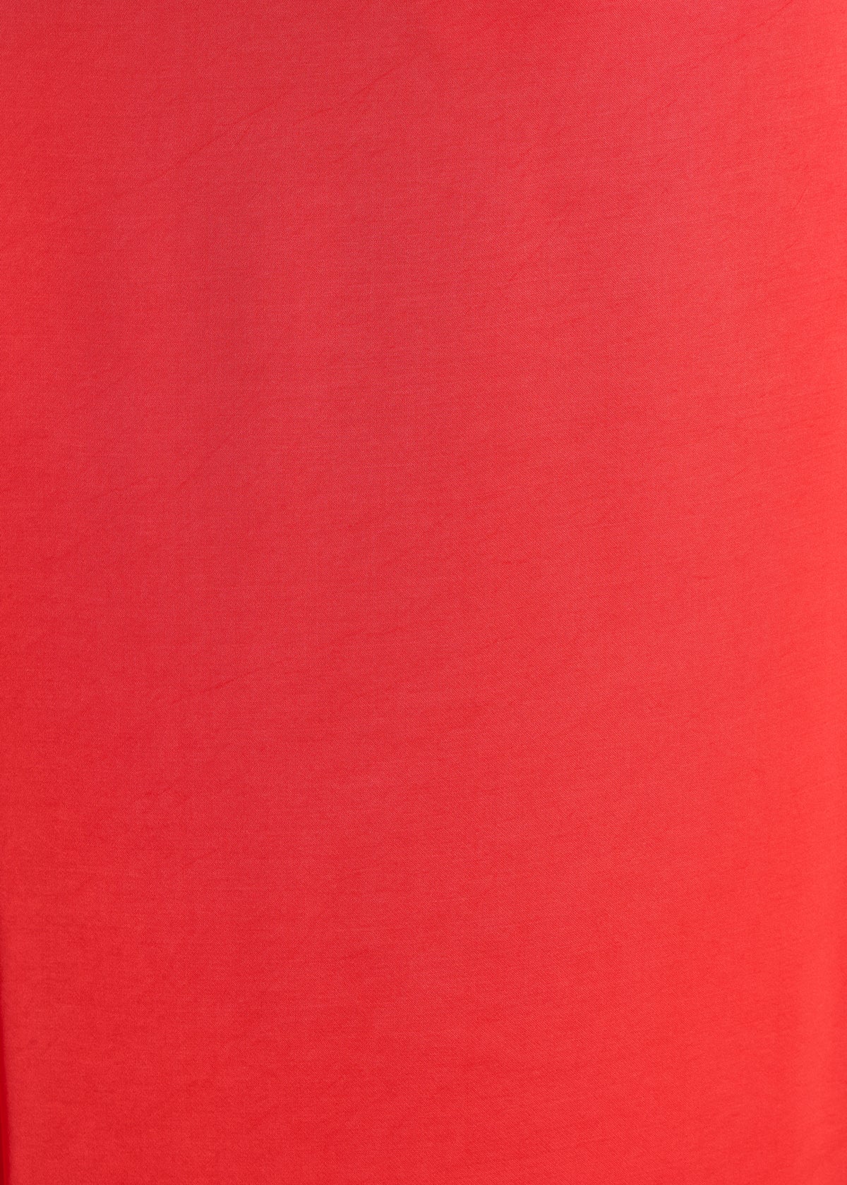 Jupe longue en satin orange