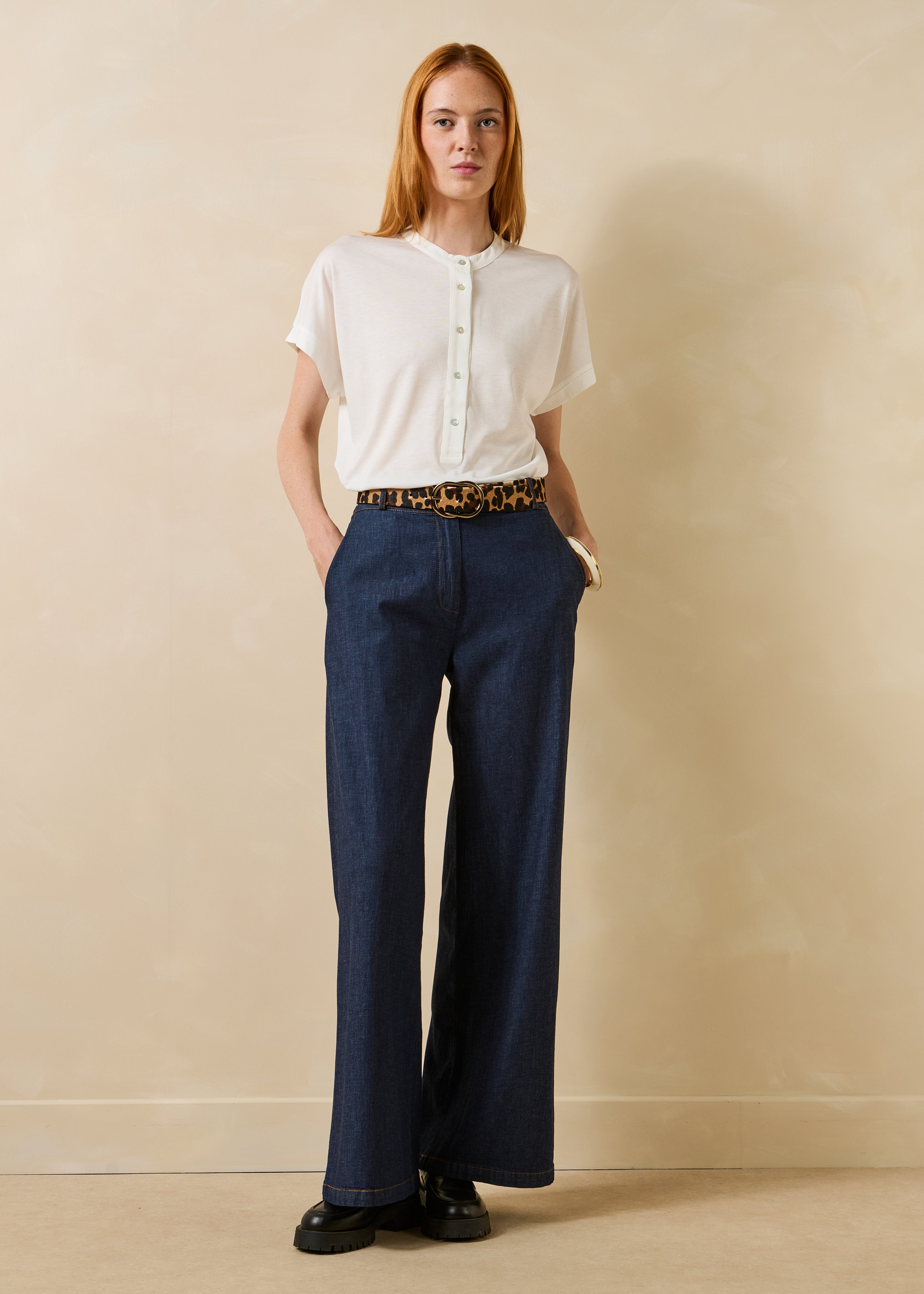 Pantalon bleu brut - Dallal