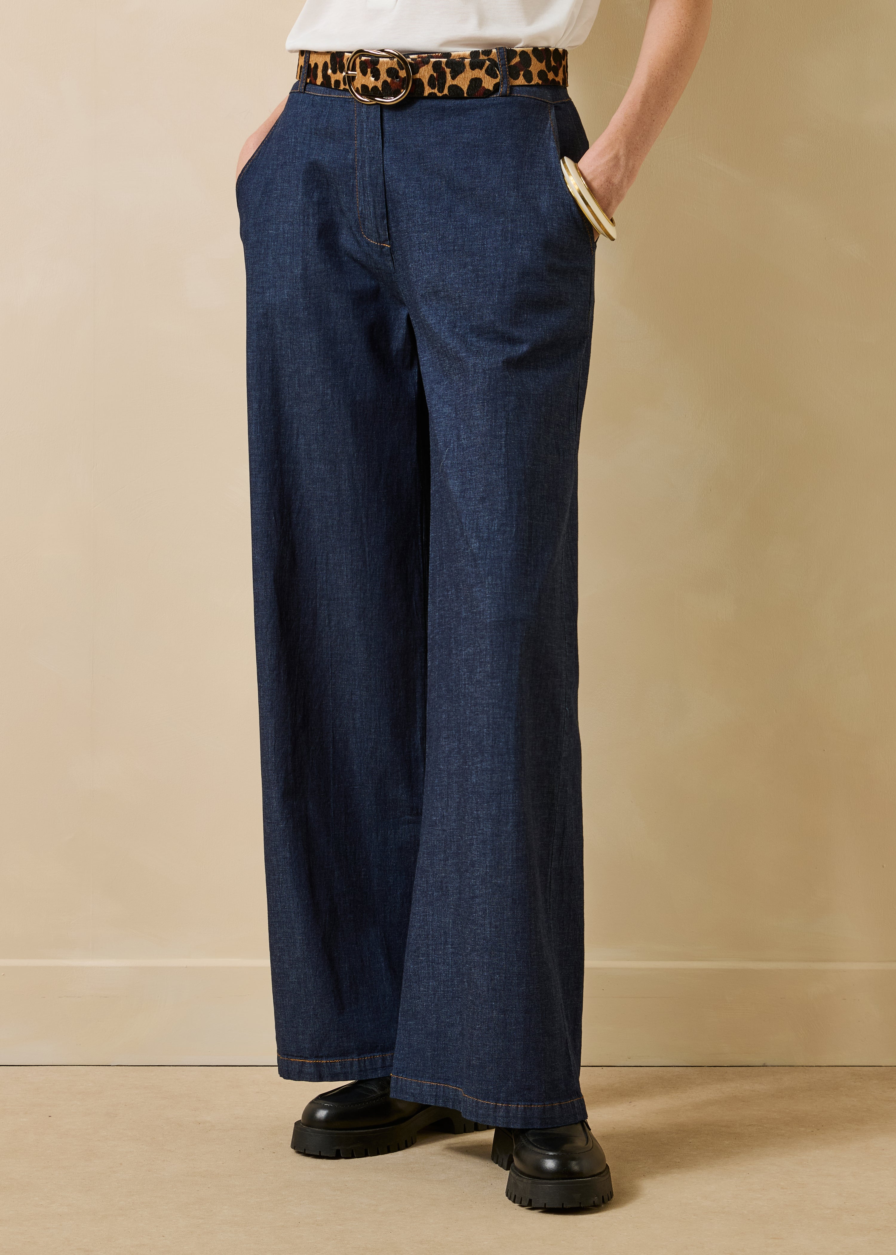 Pantalon bleu brut - Dallal