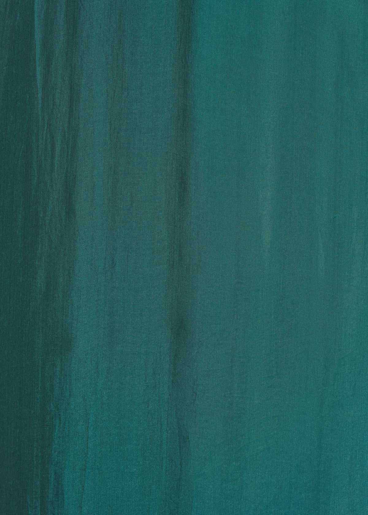 Langes Kleid mit Trägern in Entenblau aus Viskose/Seide