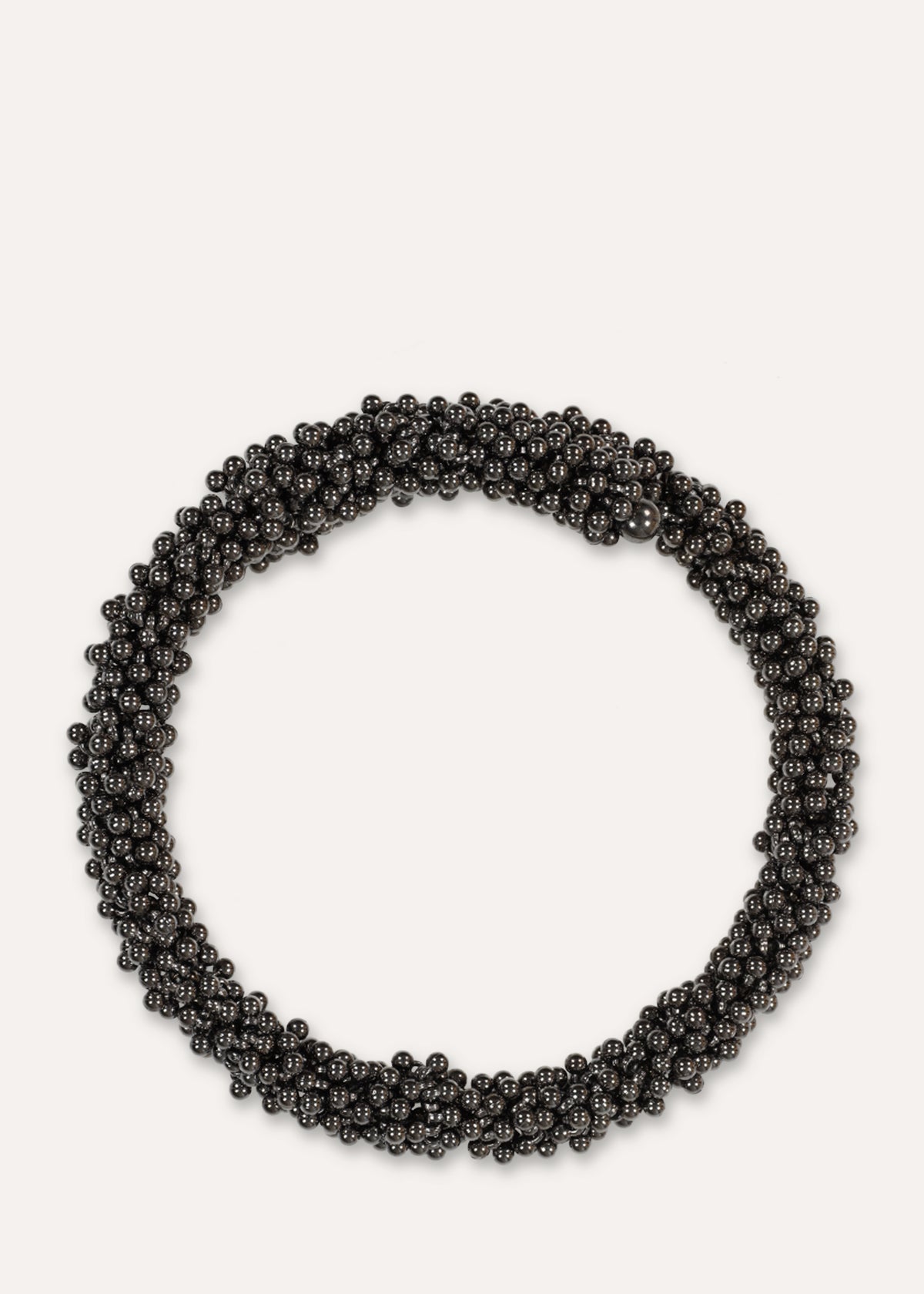 Black choker necklace