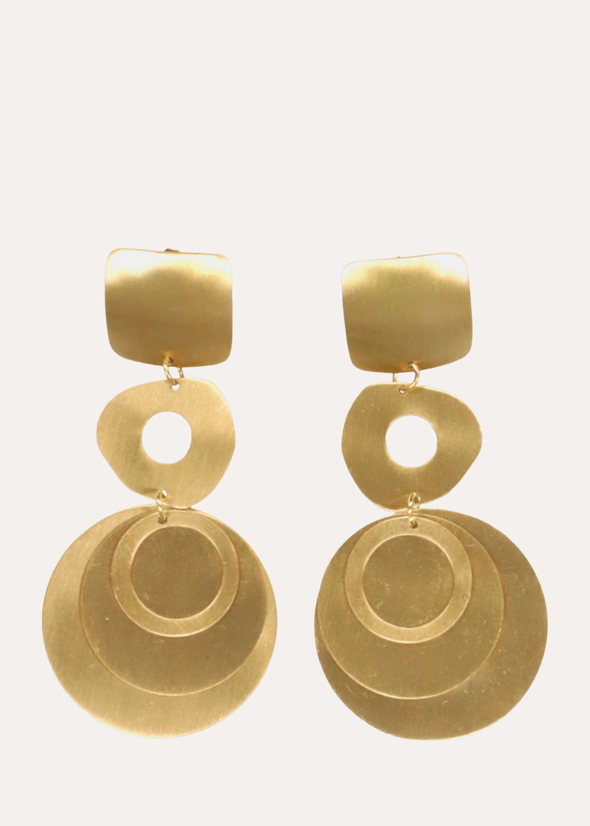 Goldene Ohrringe - Ergeste