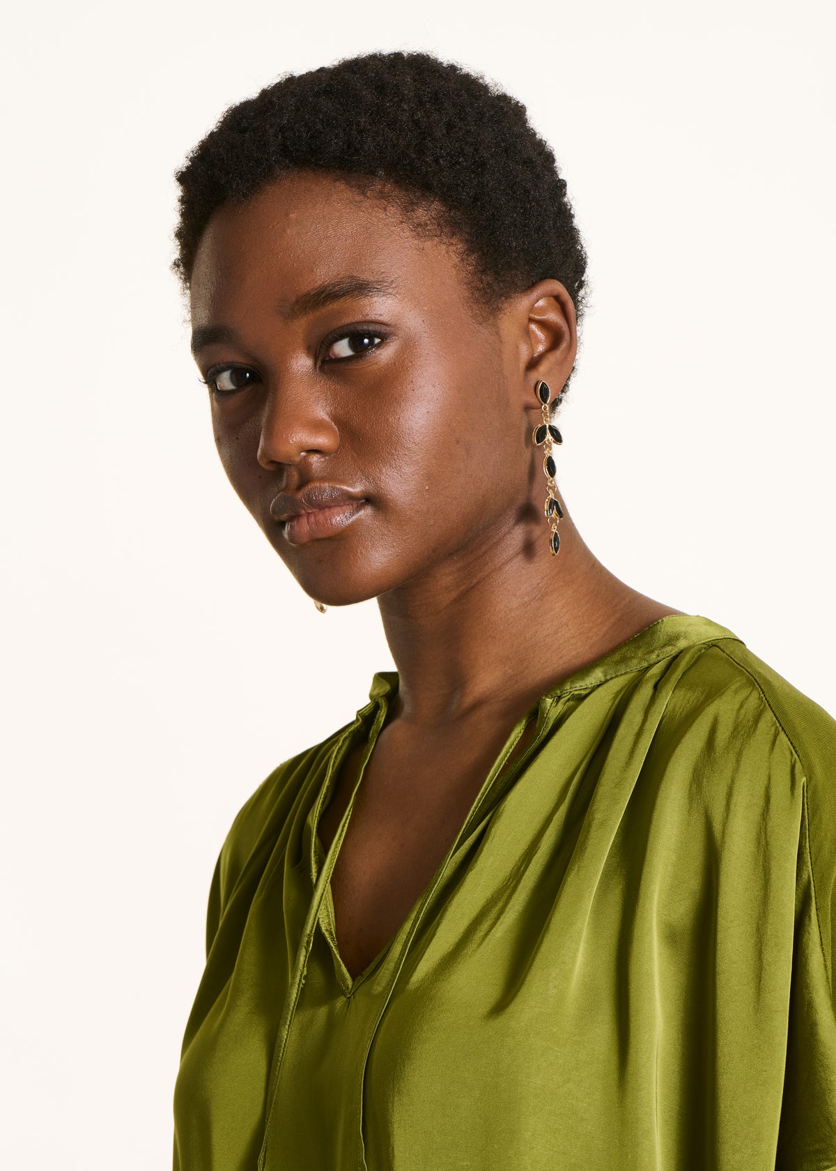 Black Dangle Earrings