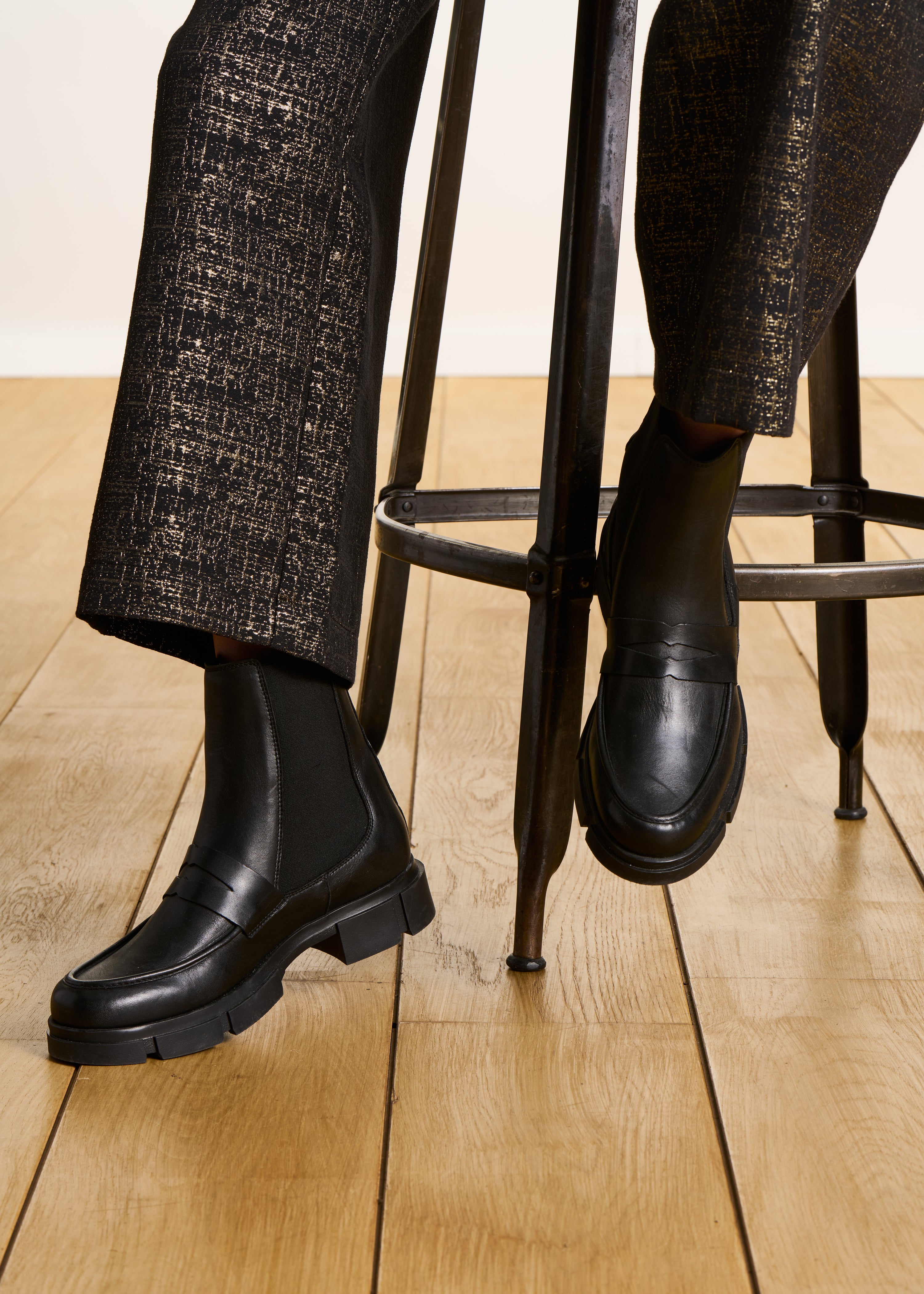 A Sigaretta Pantaloni Con Stivaletti Bassi Patrizia Pepe Pantaloni