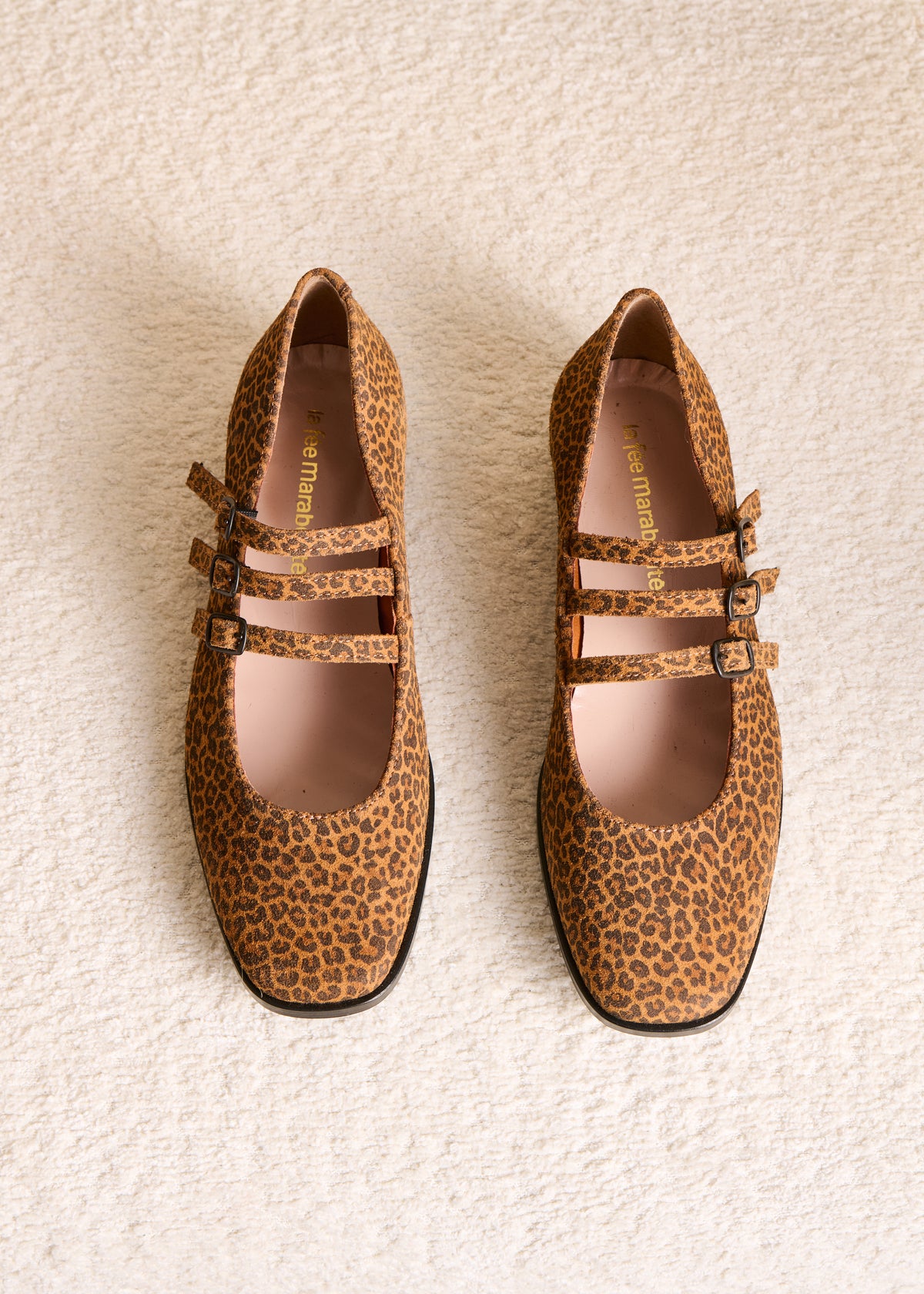 Merceditas tres hebillas leopardo