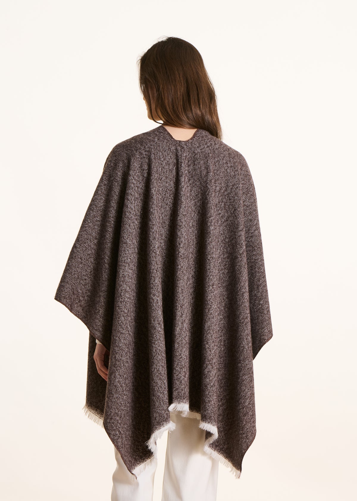 Poncho tortora - Essia