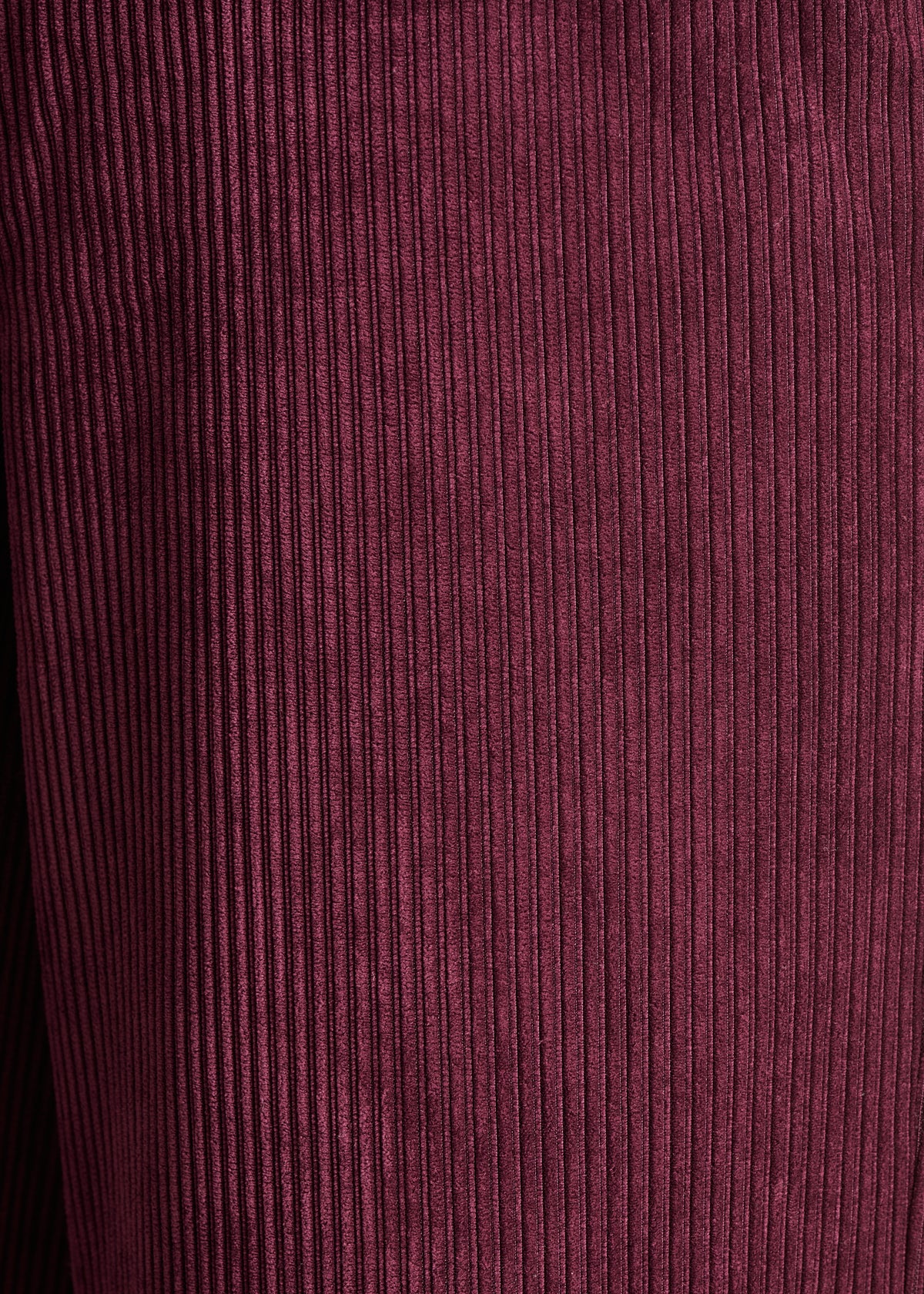 Macacão de veludo cotelê bordeaux