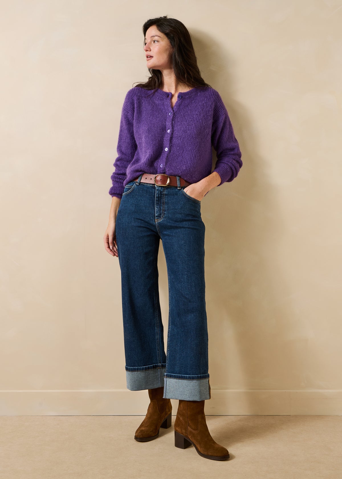 Gilet prune - Zakaria
